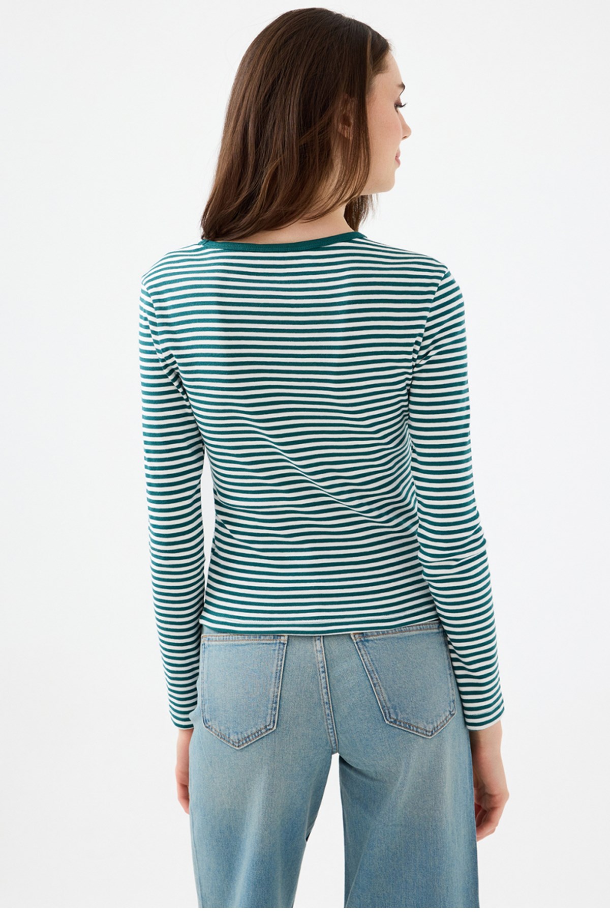 Loft Kadın Sweatshirt Yeşil
