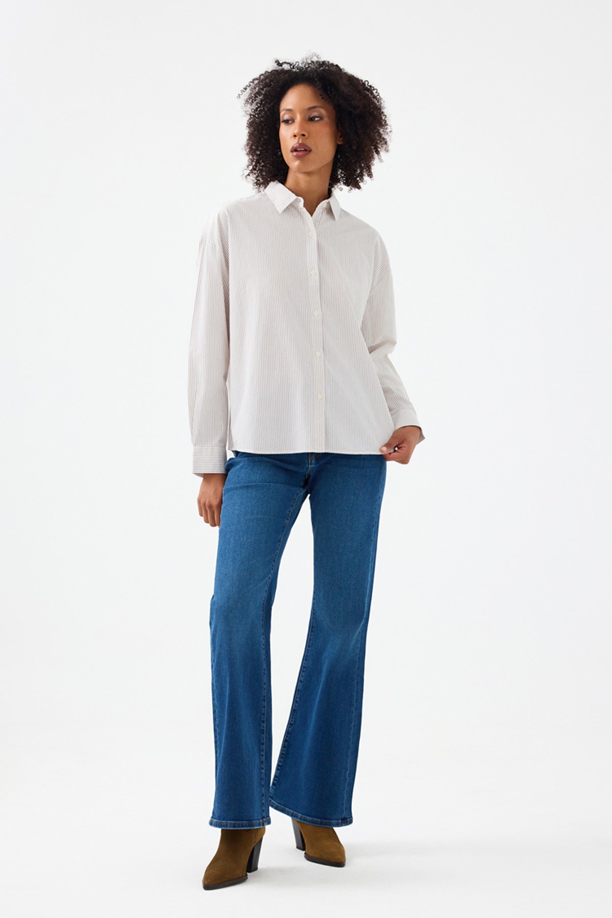 Loft Kadın Pantolon Mavi