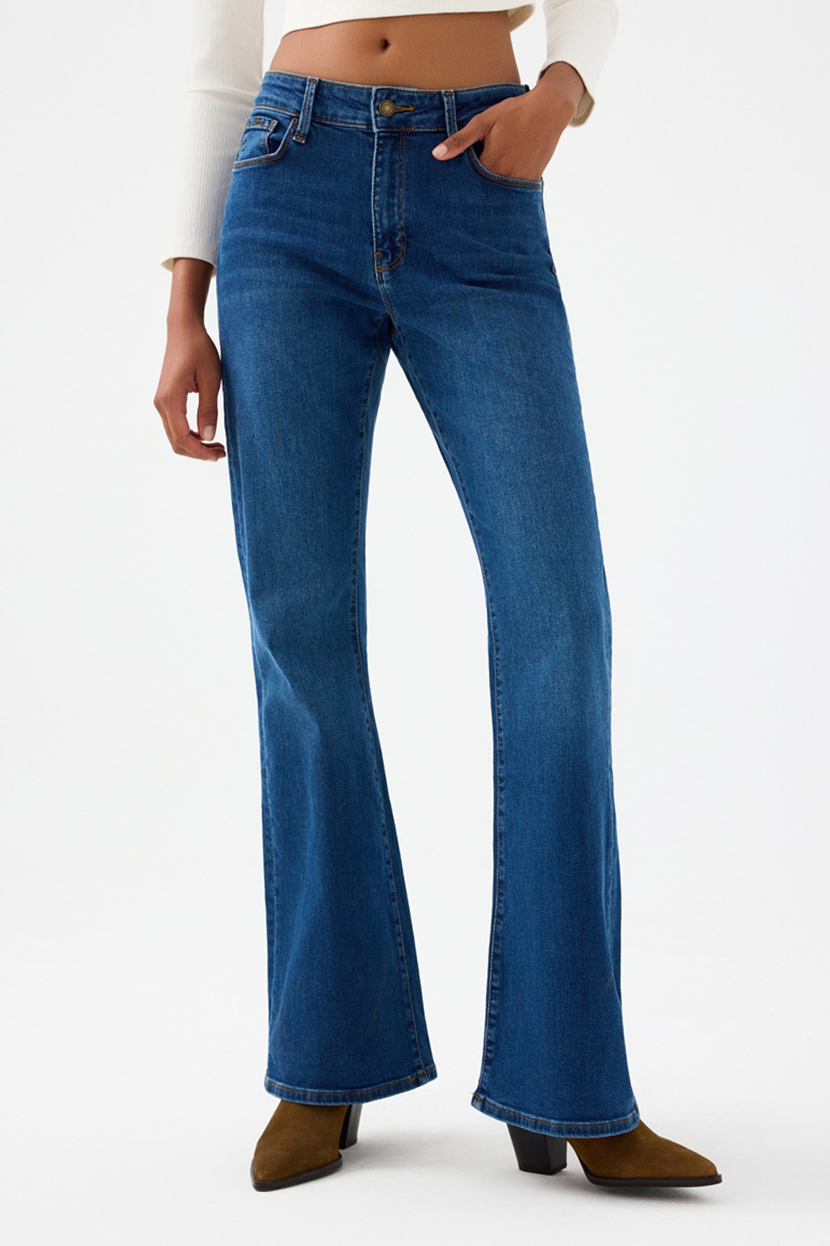 Loft Kadın Pantolon Mavi