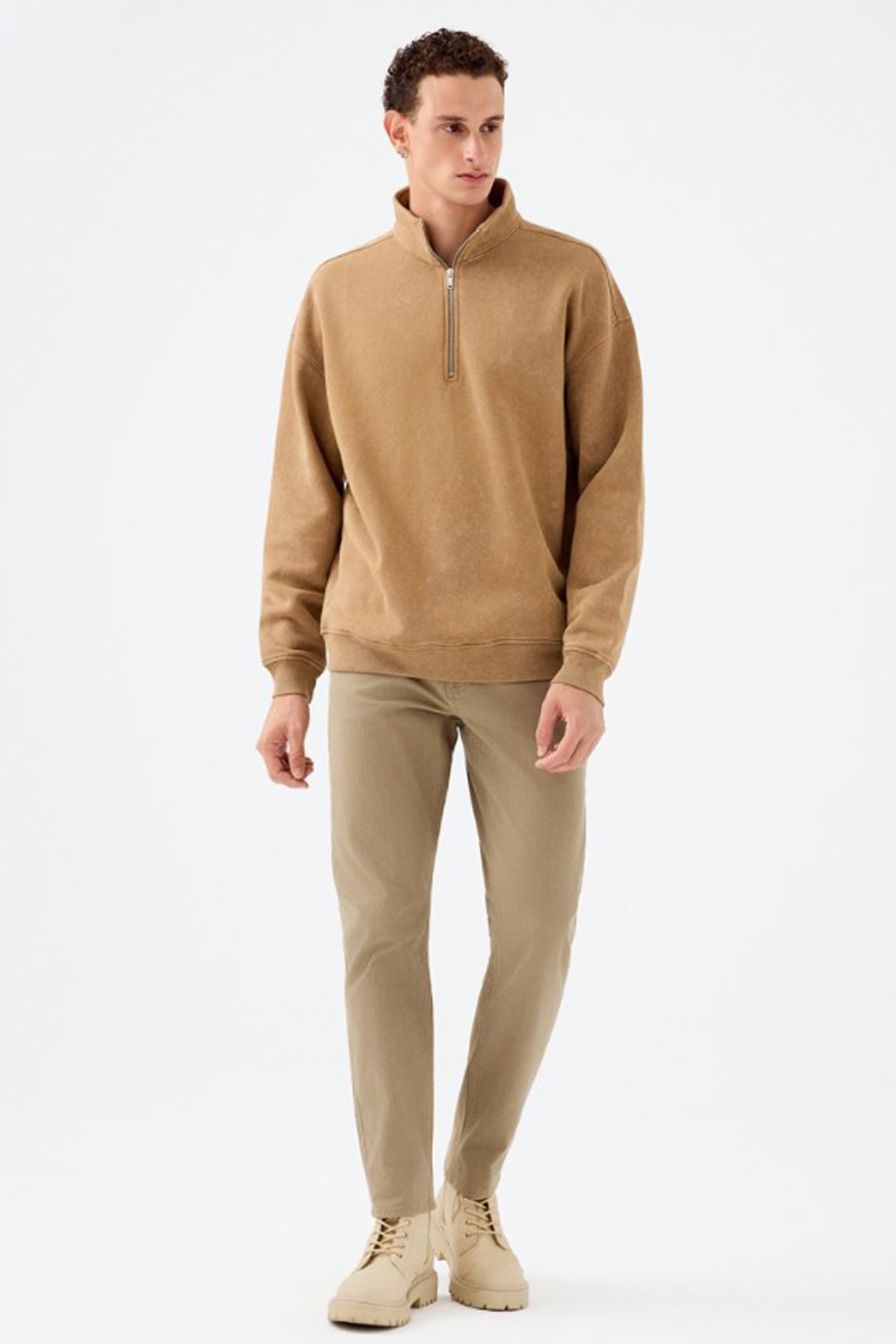 Loft Erkek Sweatshirt LF2040574 Bej