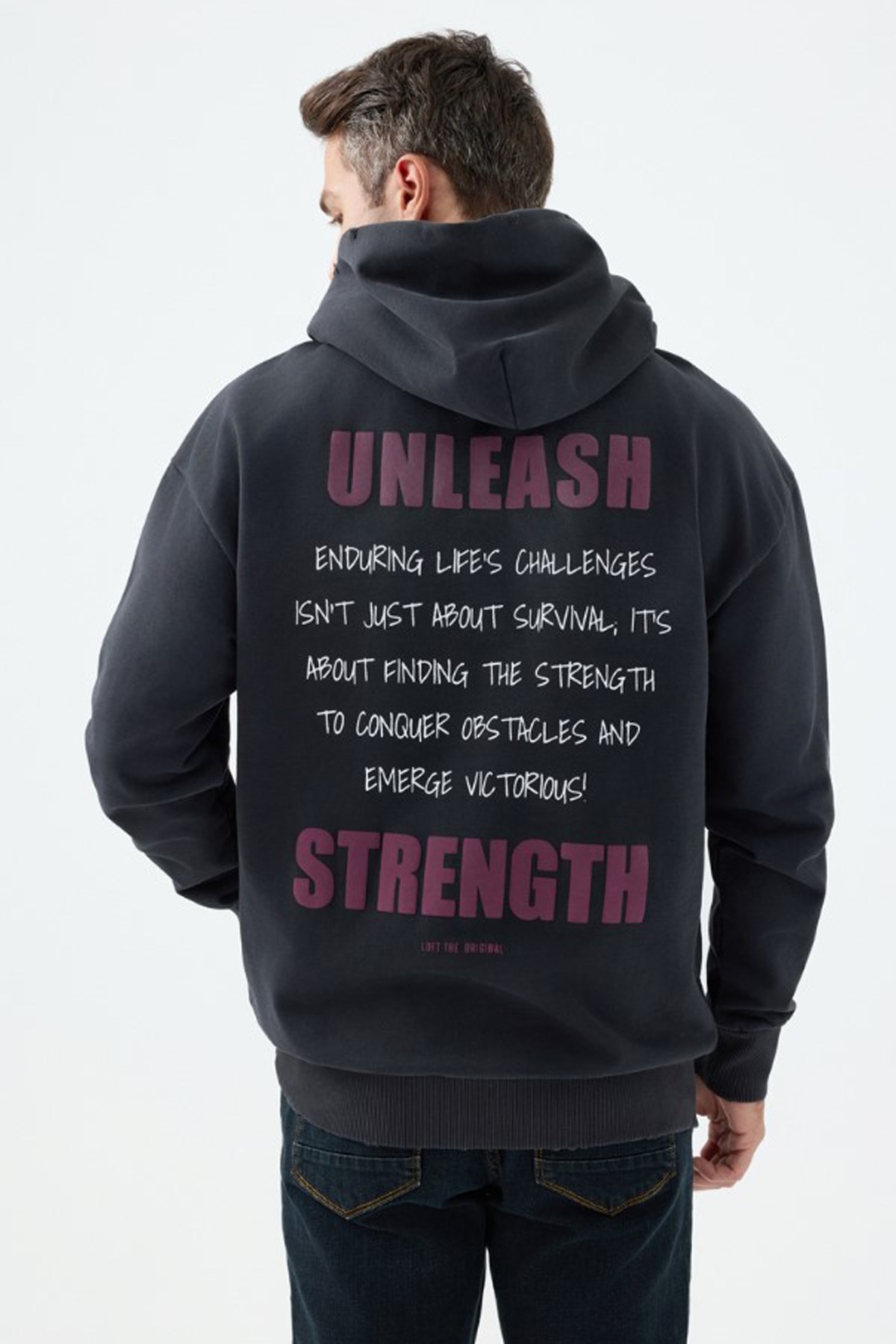 Loft Erkek Sweatshirt Antrasit