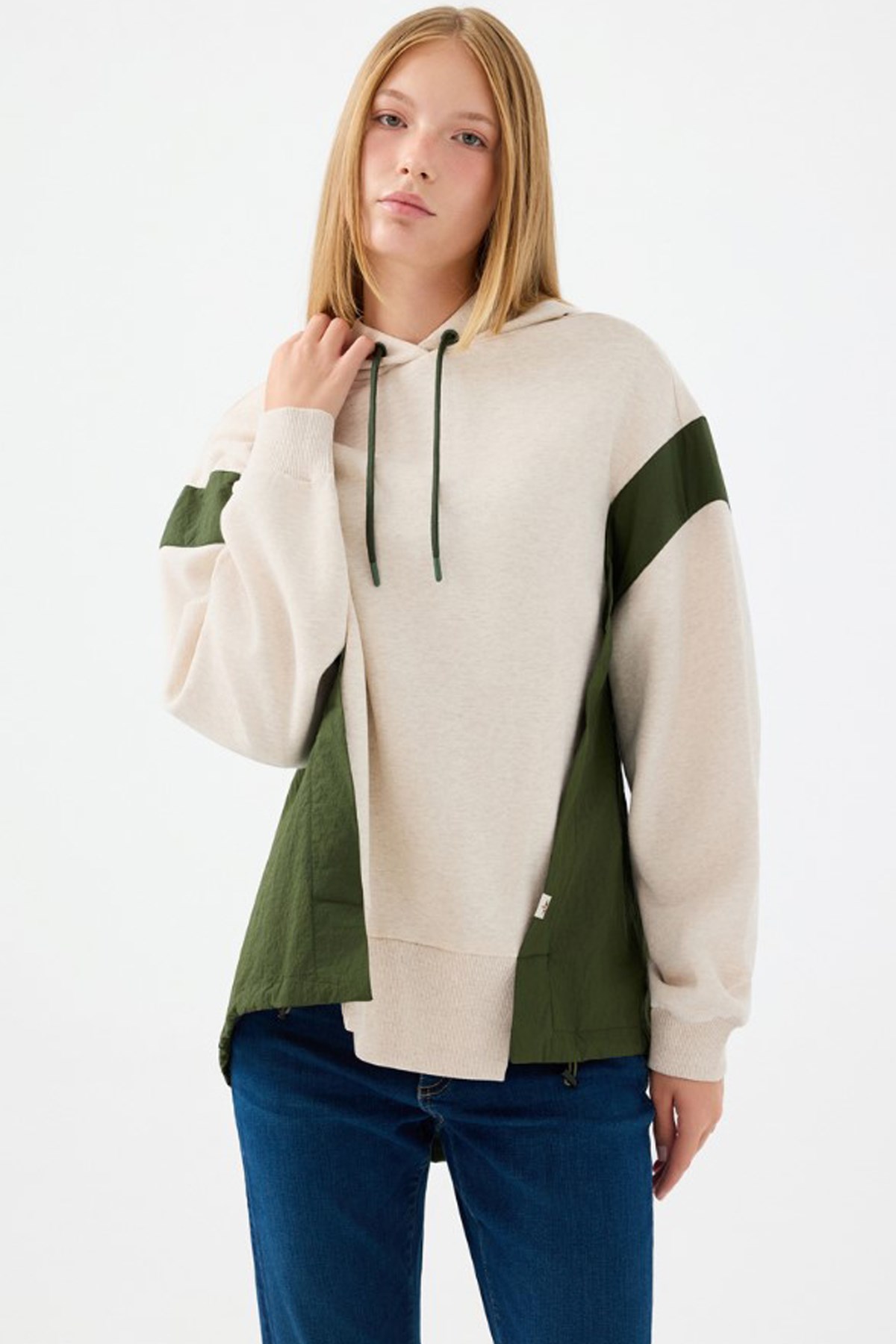 Loft Kadın Sweatshirt Haki