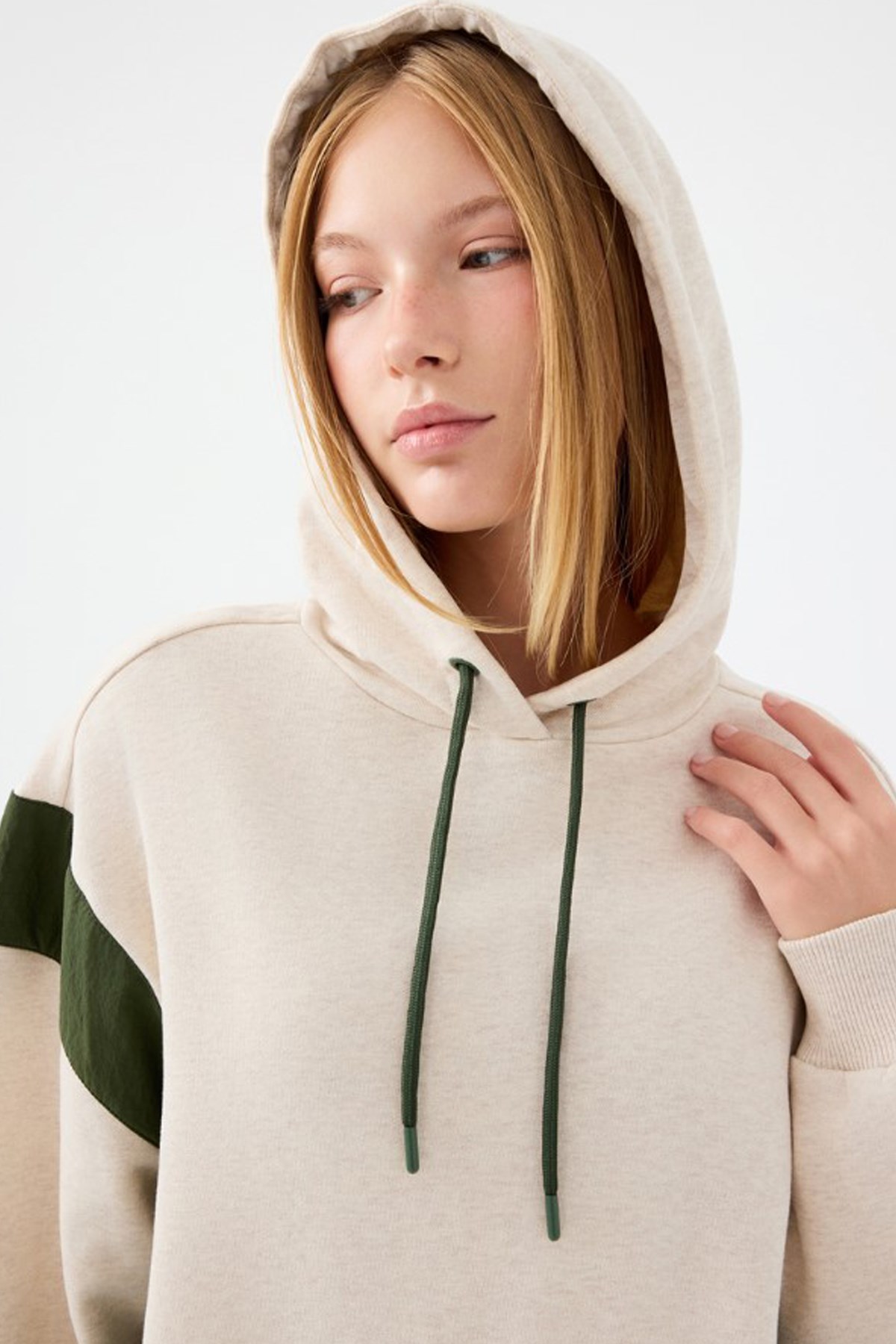 Loft Kadın Sweatshirt Haki