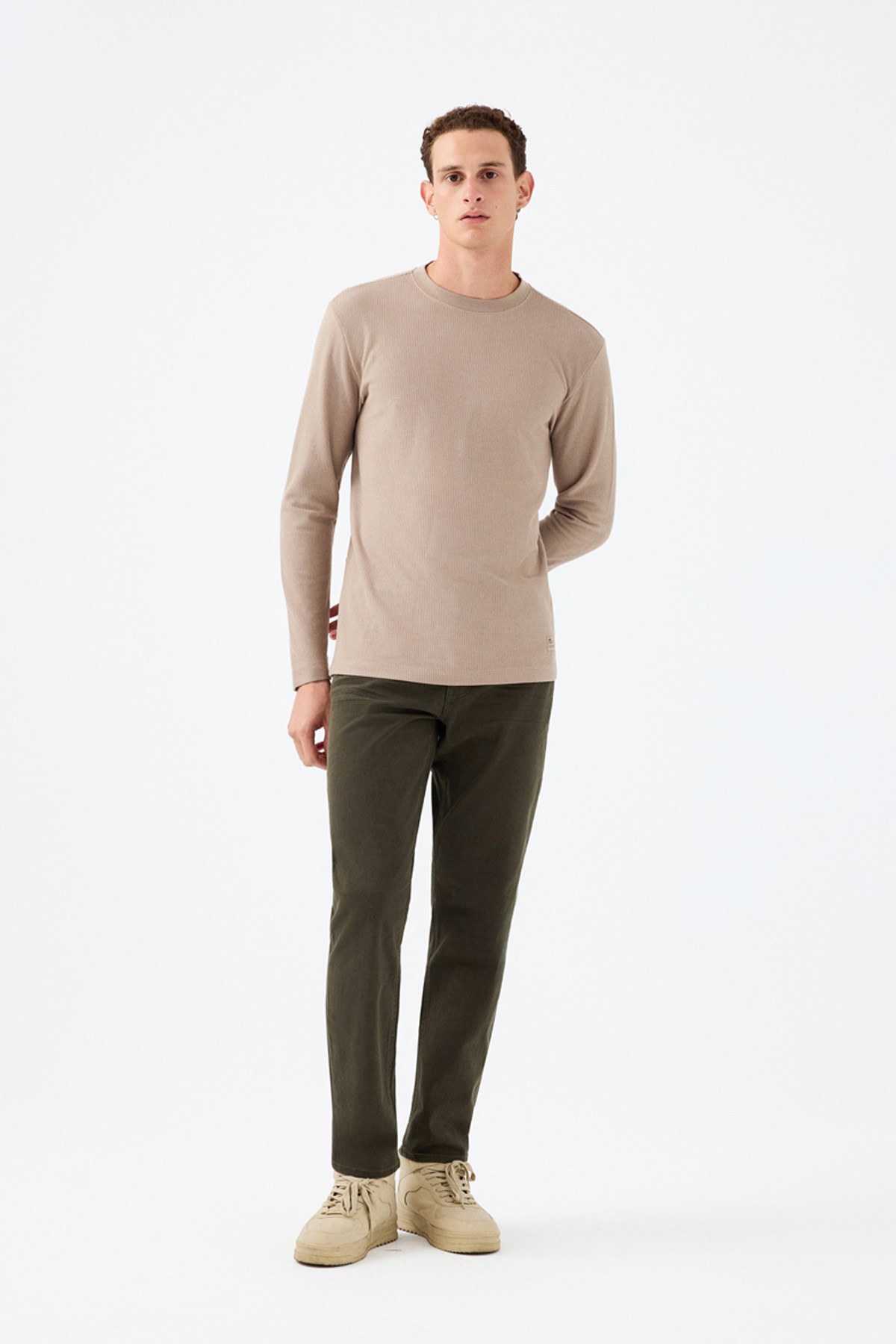 Loft Erkek Sweatshirt Bej