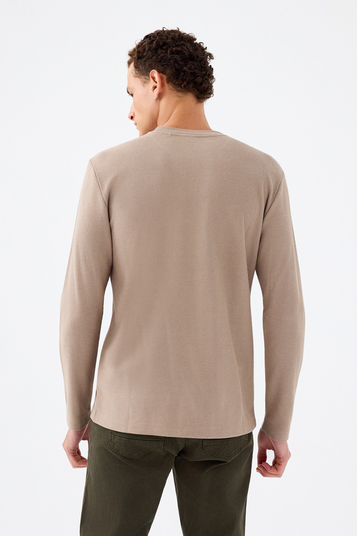 Loft Erkek Sweatshirt Bej
