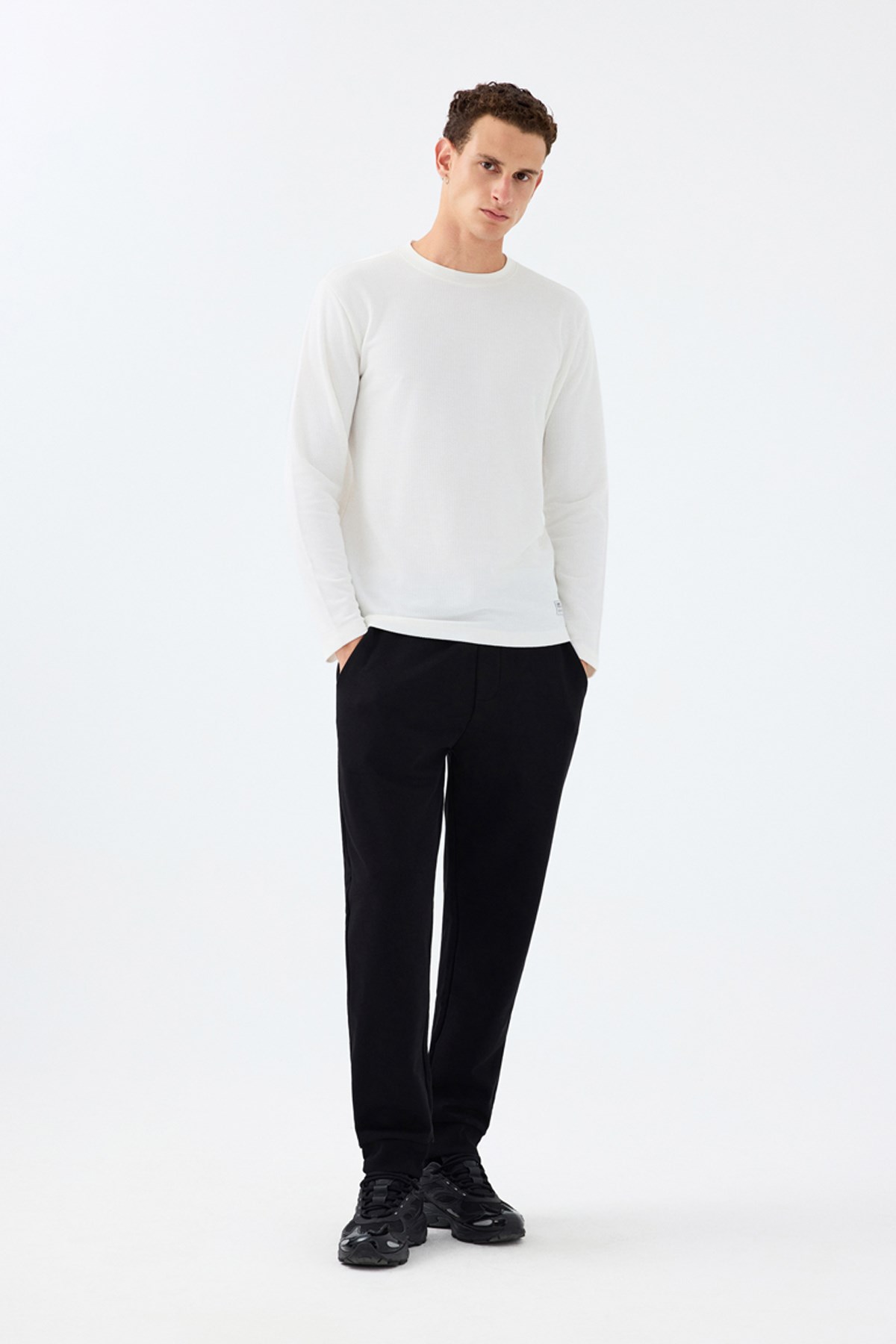 Loft Erkek Sweatshirt Beyaz