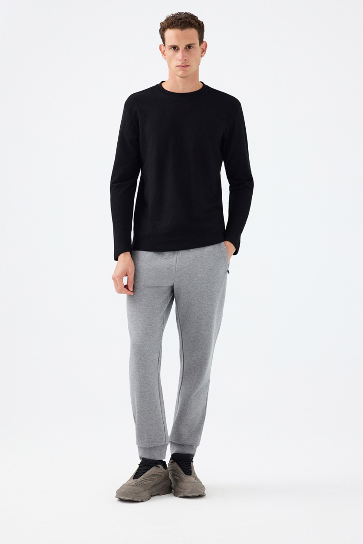 Loft Erkek Sweatshirt Siyah
