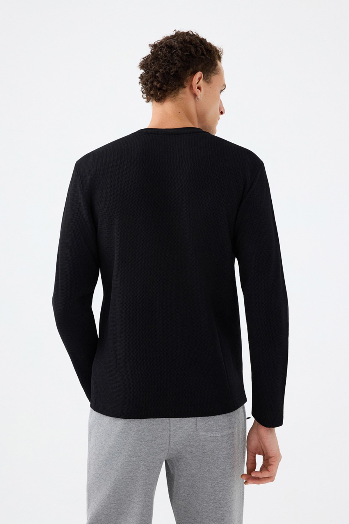 Loft Erkek Sweatshirt Siyah