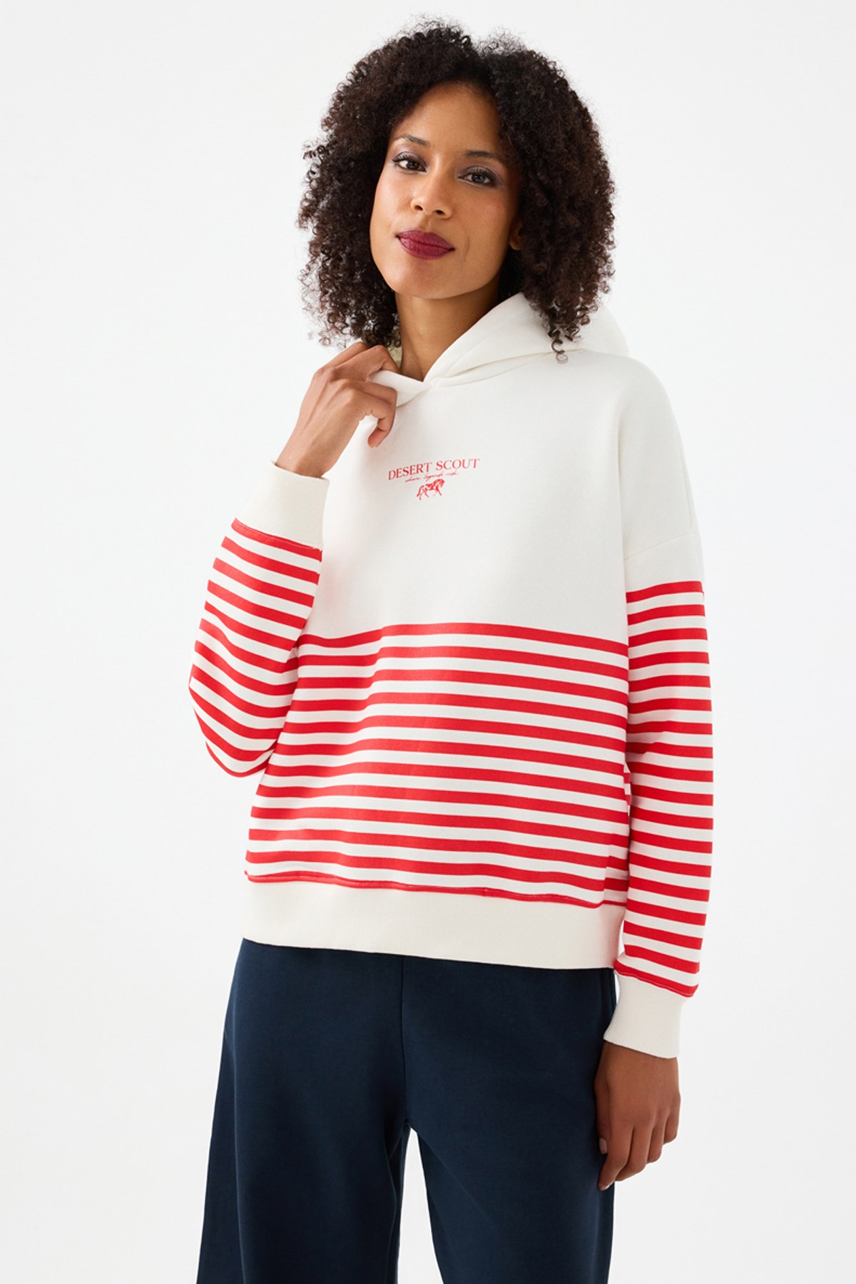 Loft Kadın Sweatshirt Kırmızı