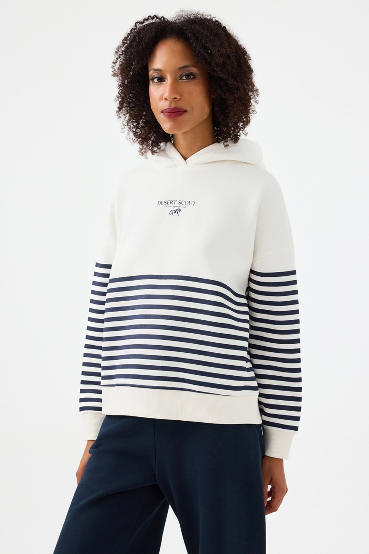 Loft Kadın Sweatshirt Lacivert