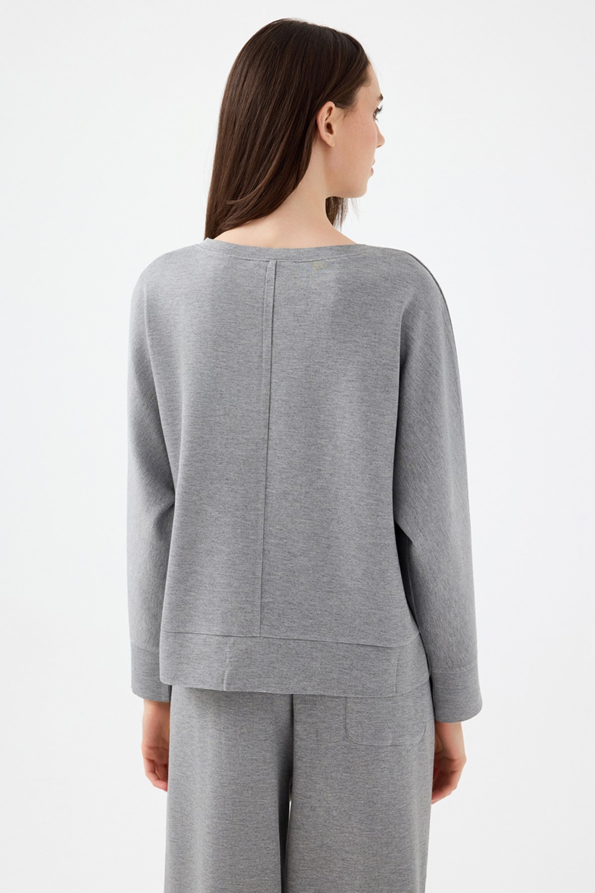Loft Kadın Sweatshirt Gri