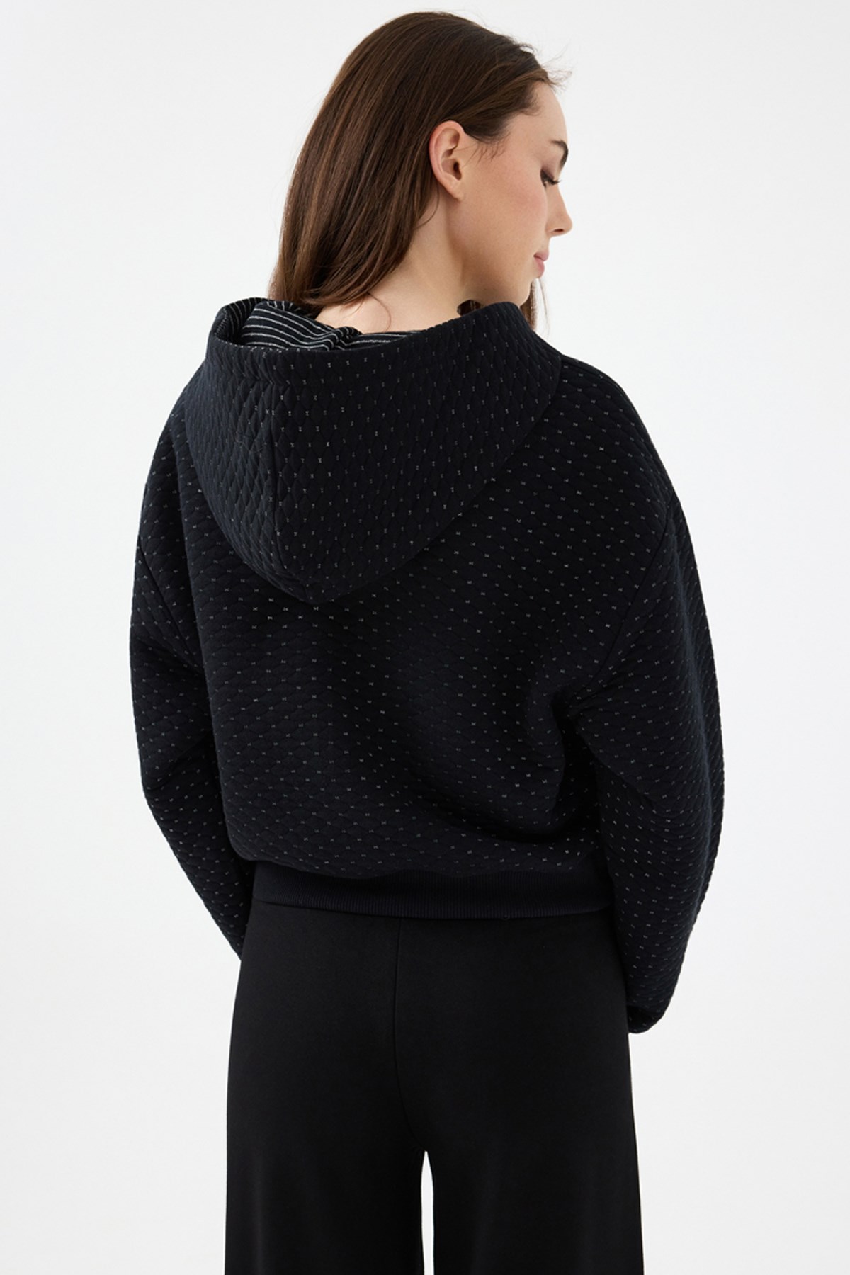 Loft Kadın Sweatshirt Siyah