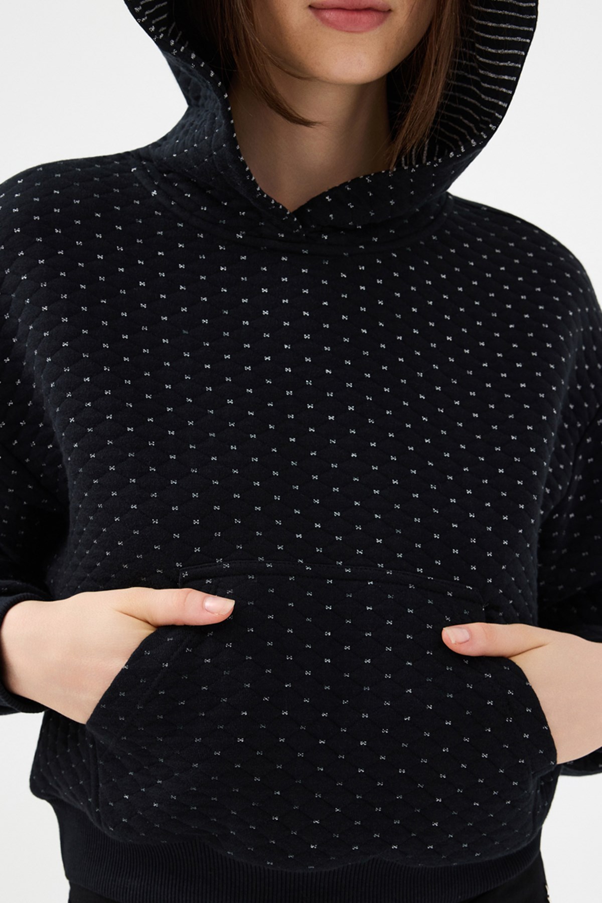Loft Kadın Sweatshirt Siyah