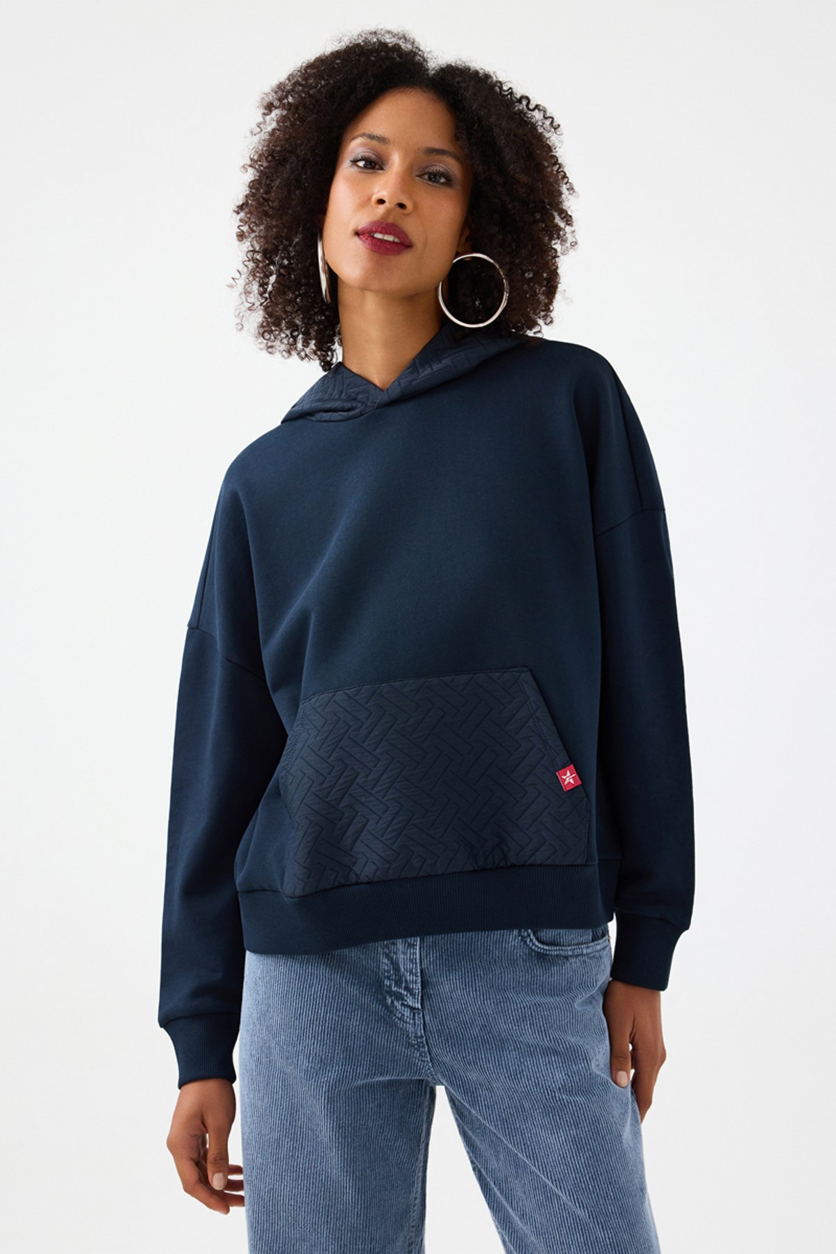 Loft Kadın Sweatshirt Lacivert