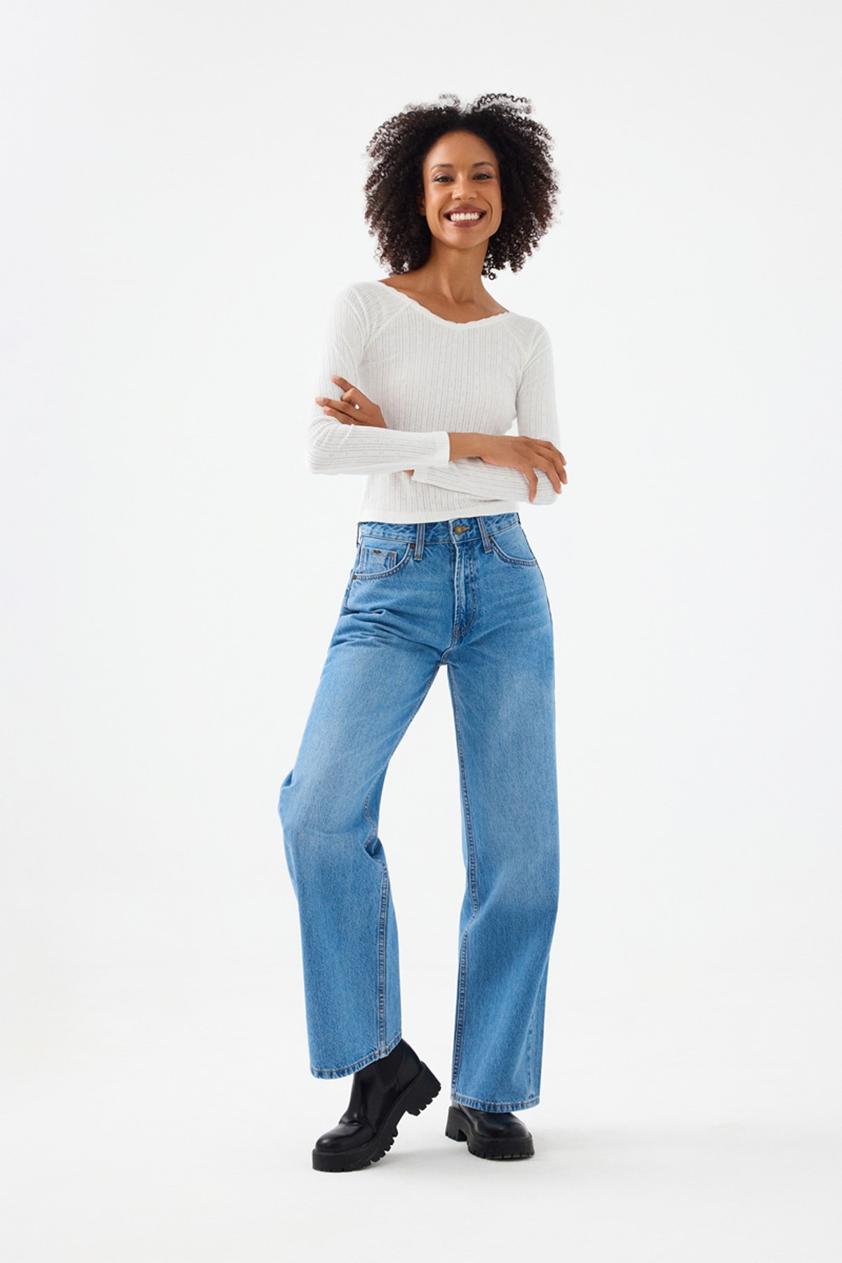 Loft Kadın Sweatshirt LF2040963 Beyaz