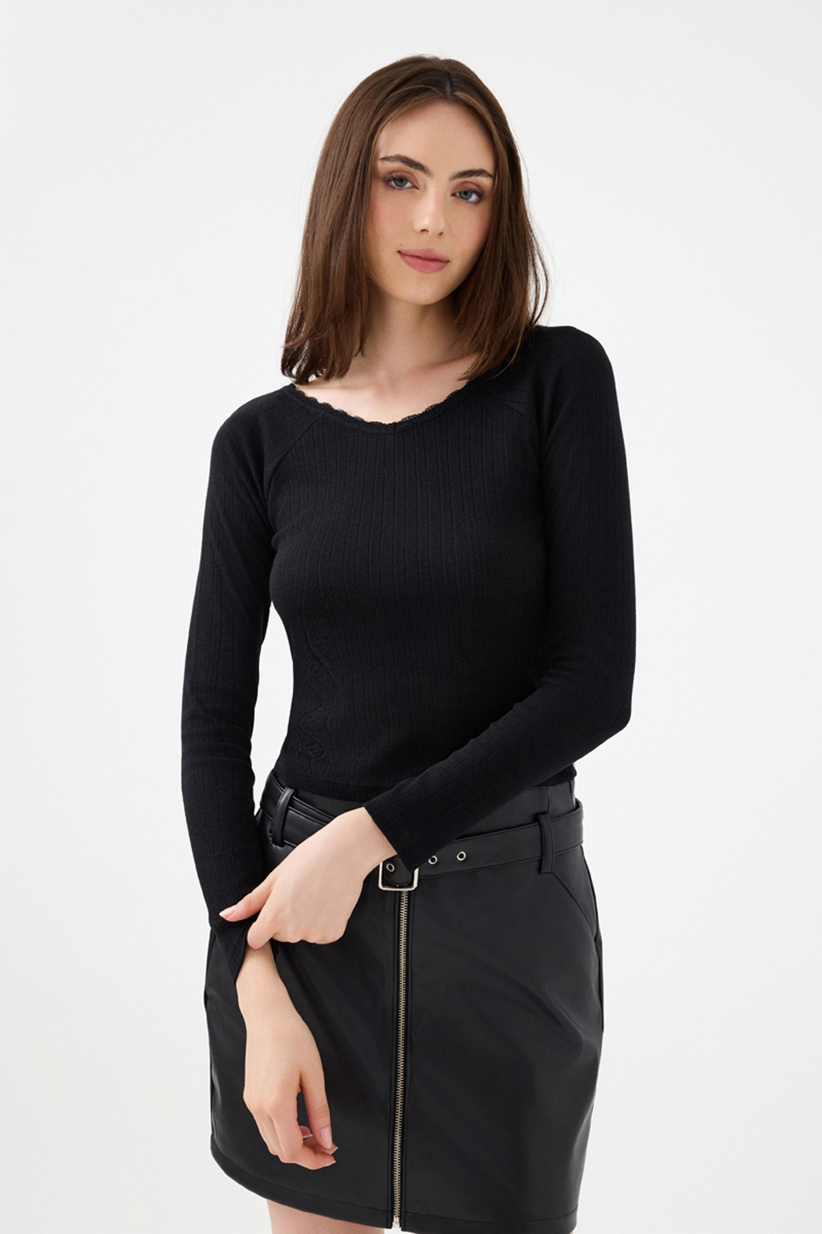 Loft Kadın Sweatshirt LF2040963 Siyah