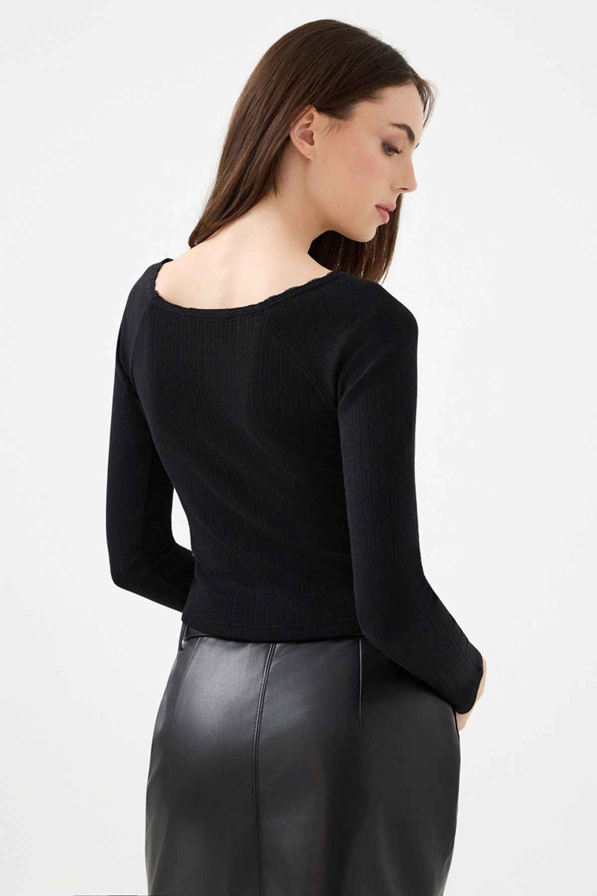 Loft Kadın Sweatshirt LF2040963 Siyah