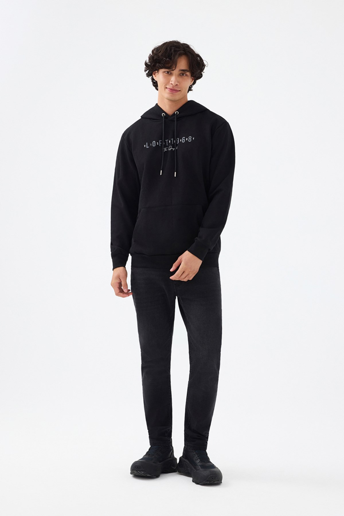 Loft Erkek Sweatshirt Siyah