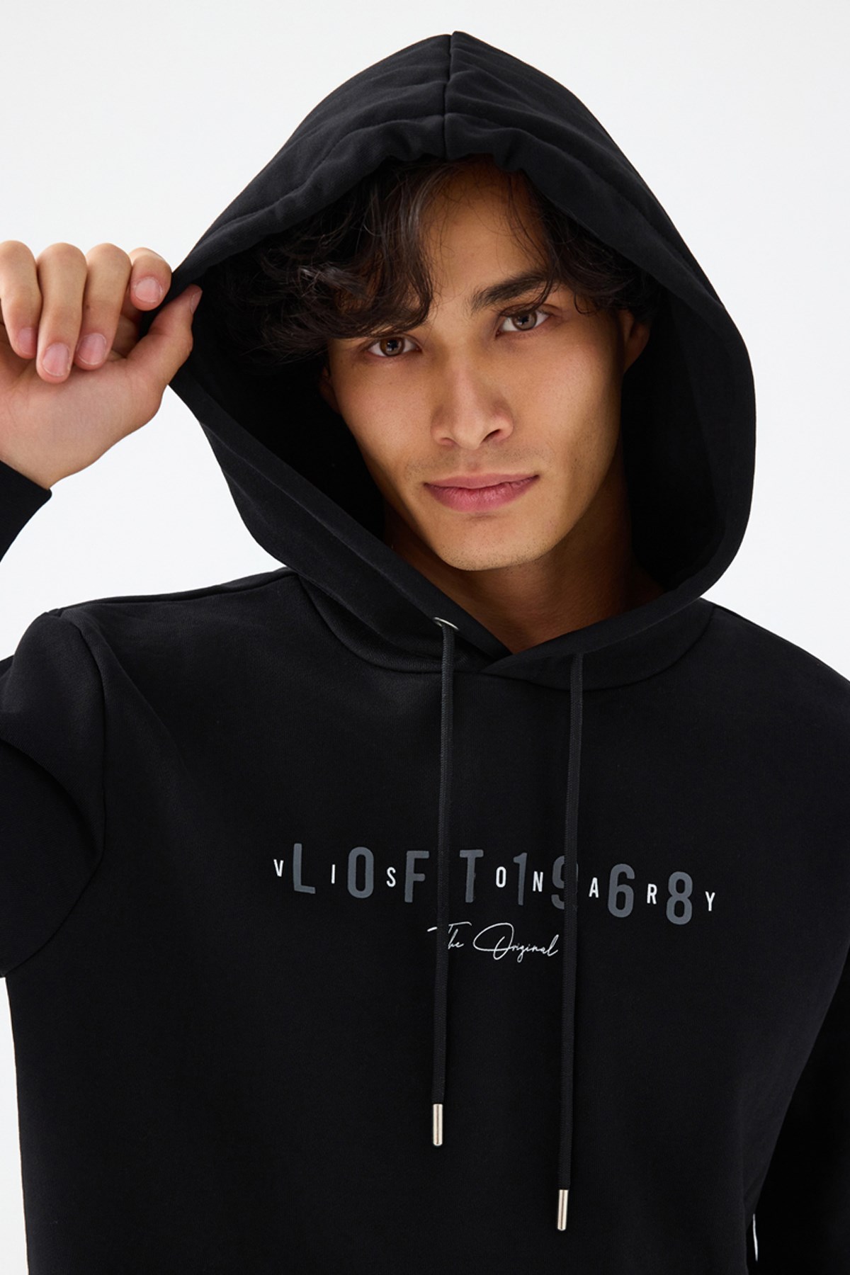 Loft Erkek Sweatshirt Siyah