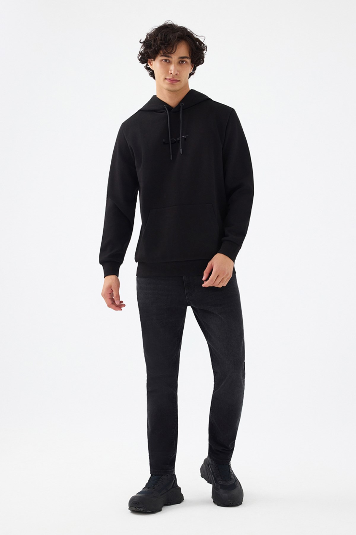 Loft Erkek Sweatshirt Siyah