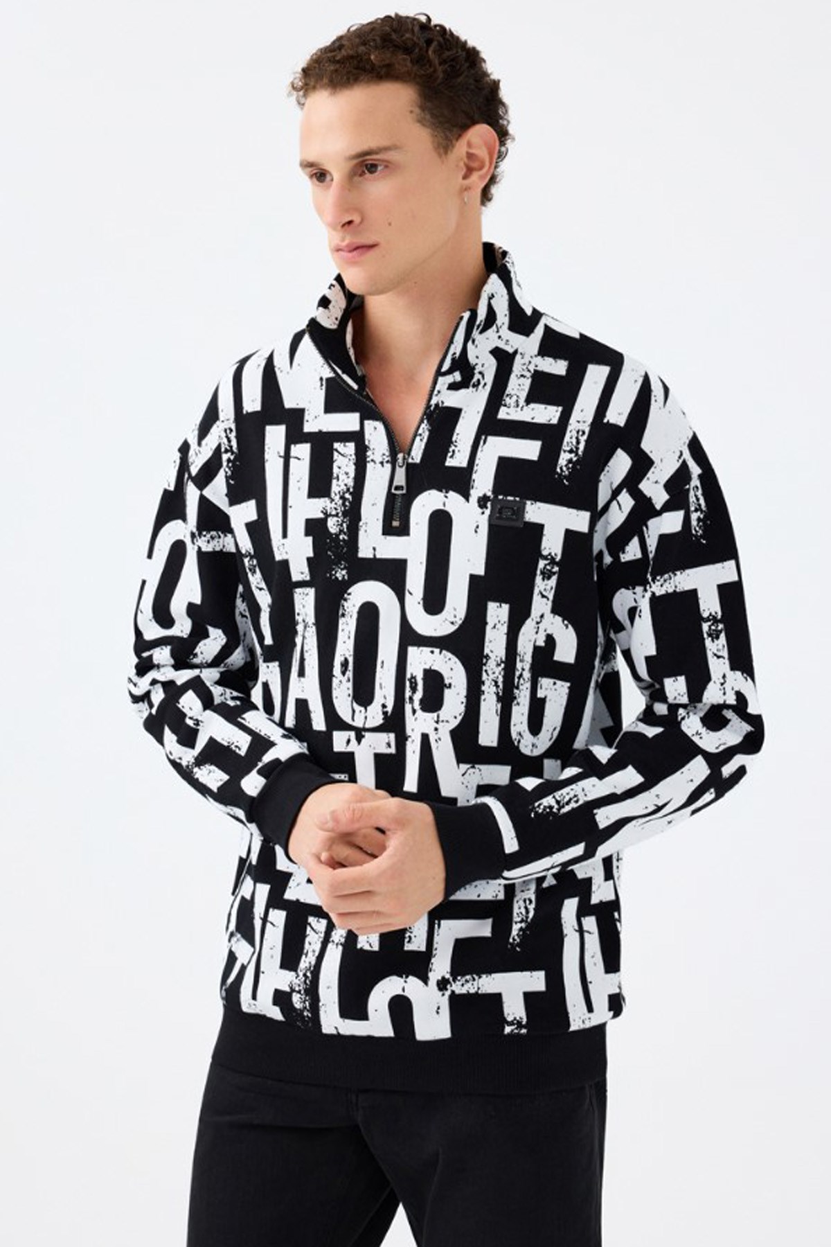 Loft Erkek Sweatshirt LF2041095 Siyah