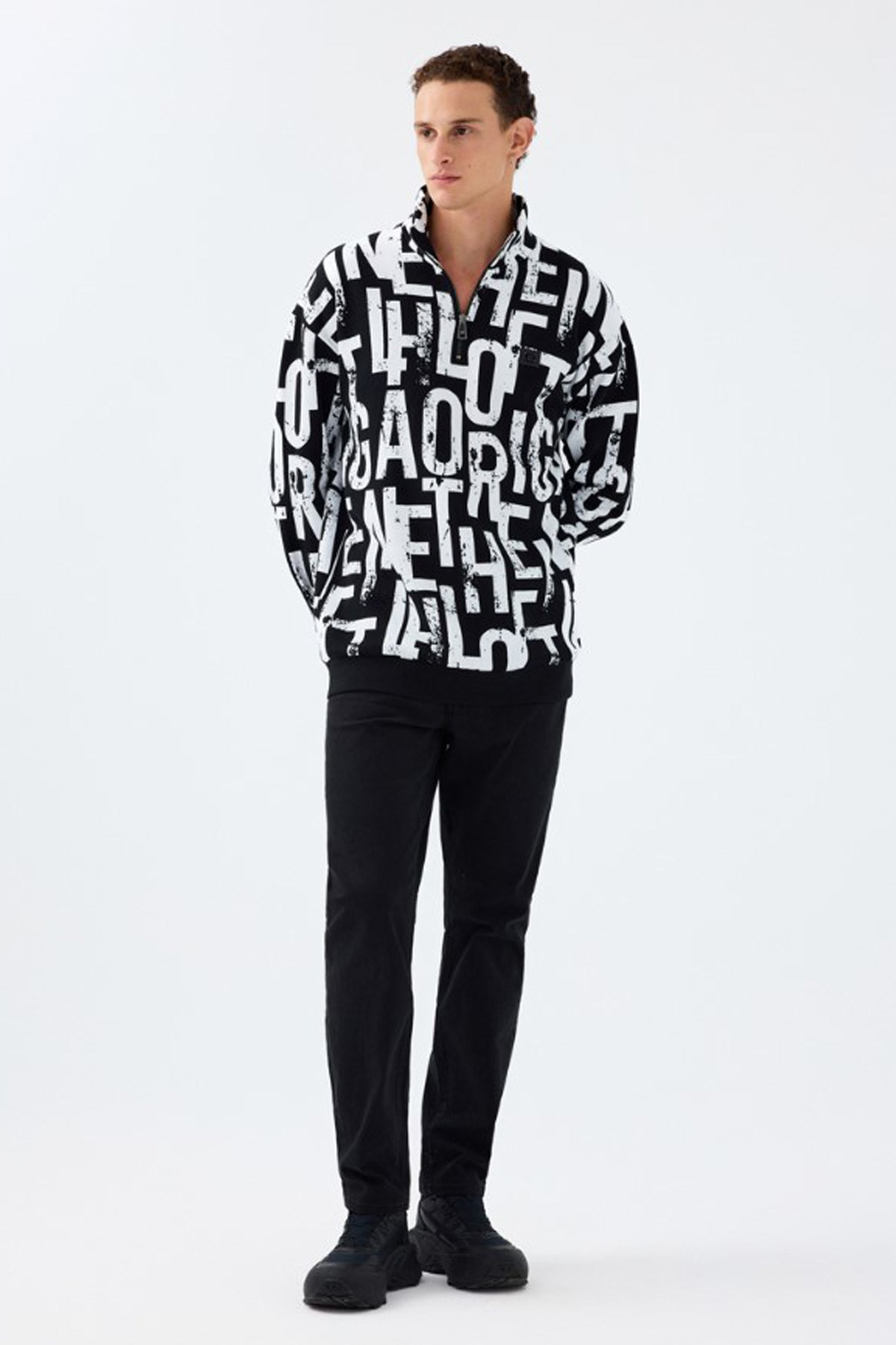 Loft Erkek Sweatshirt LF2041095 Siyah