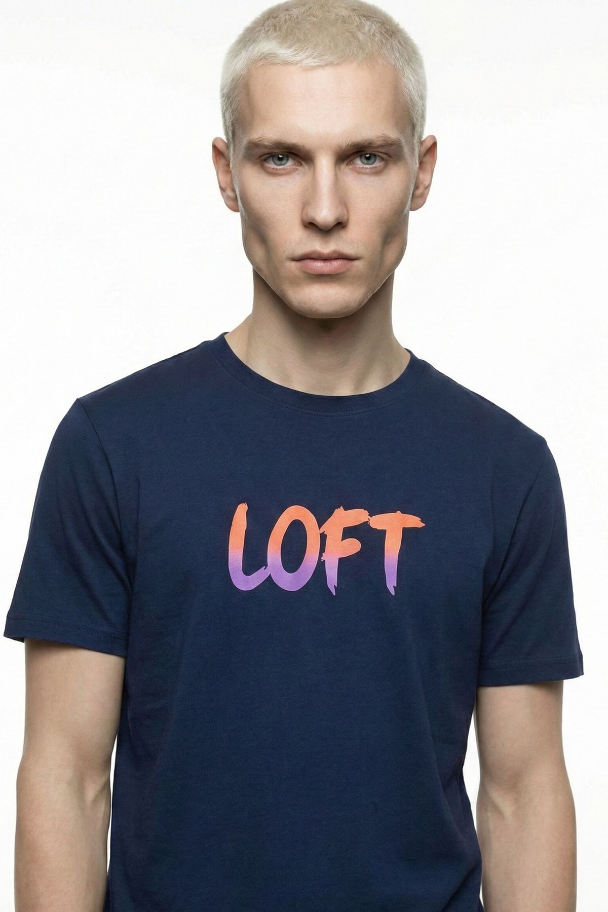 Loft Erkek Tişört LF2041101 Lacivert
