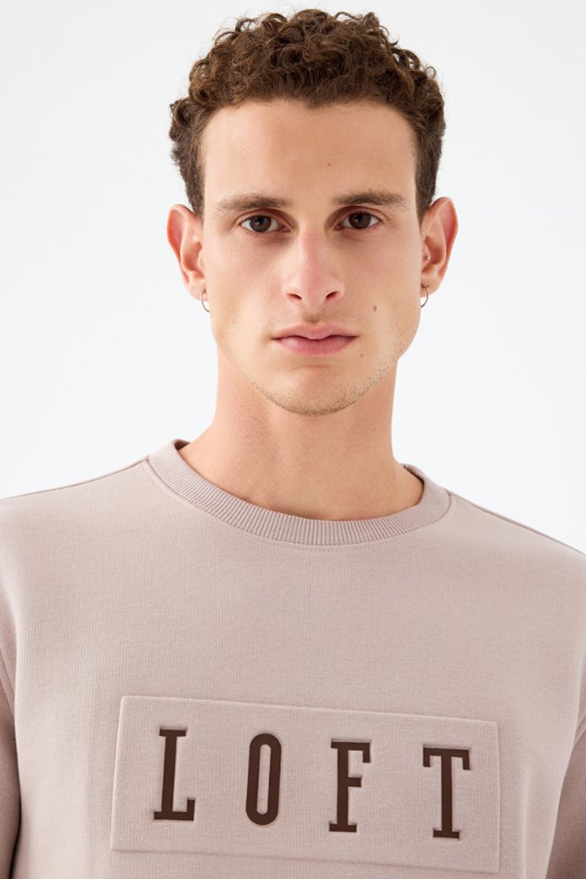 Loft Erkek Sweatshirt LF2041102 Kahverengi