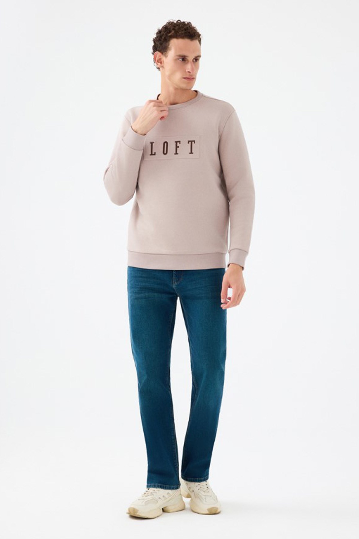 Loft Erkek Sweatshirt LF2041102 Kahverengi