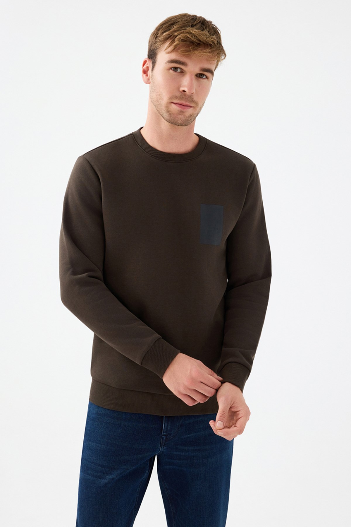 Loft Erkek Sweatshirt Haki