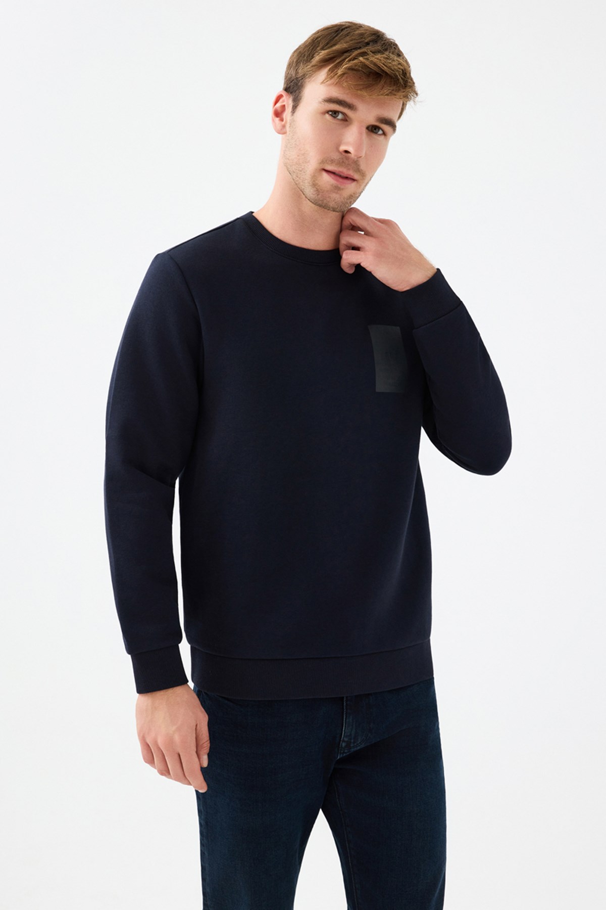 Loft Erkek Sweatshirt Lacivert