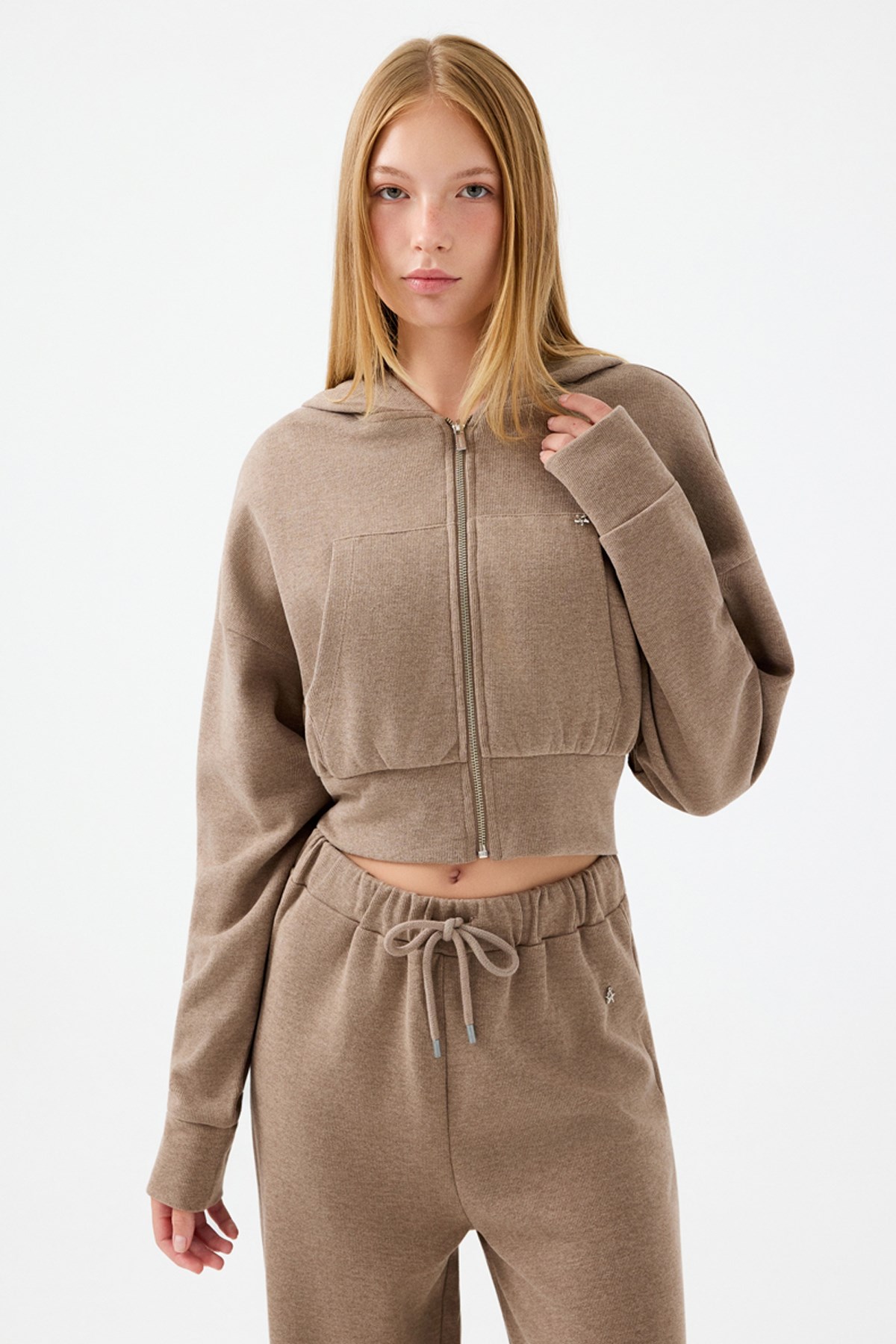 Loft Kadın Sweatshirt Vizon