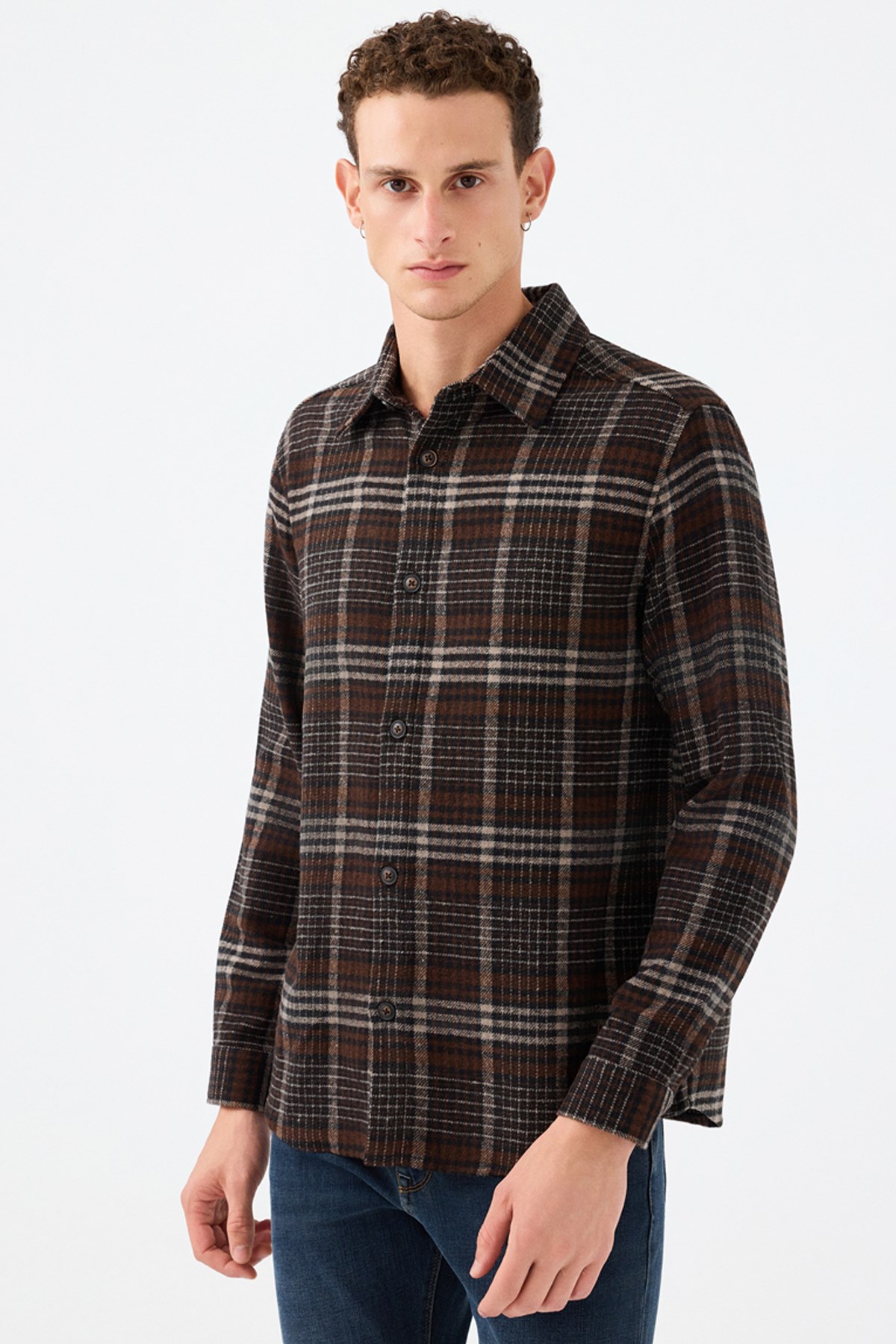 Loft Erkek Gömlek Kahverengi