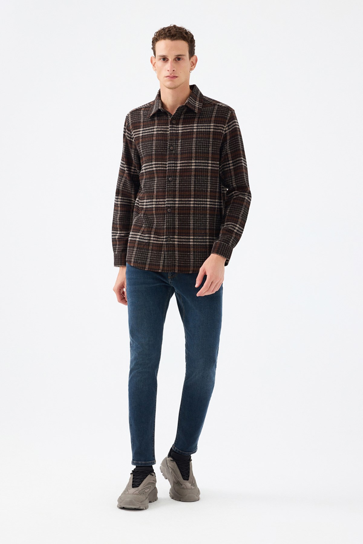 Loft Erkek Gömlek Kahverengi