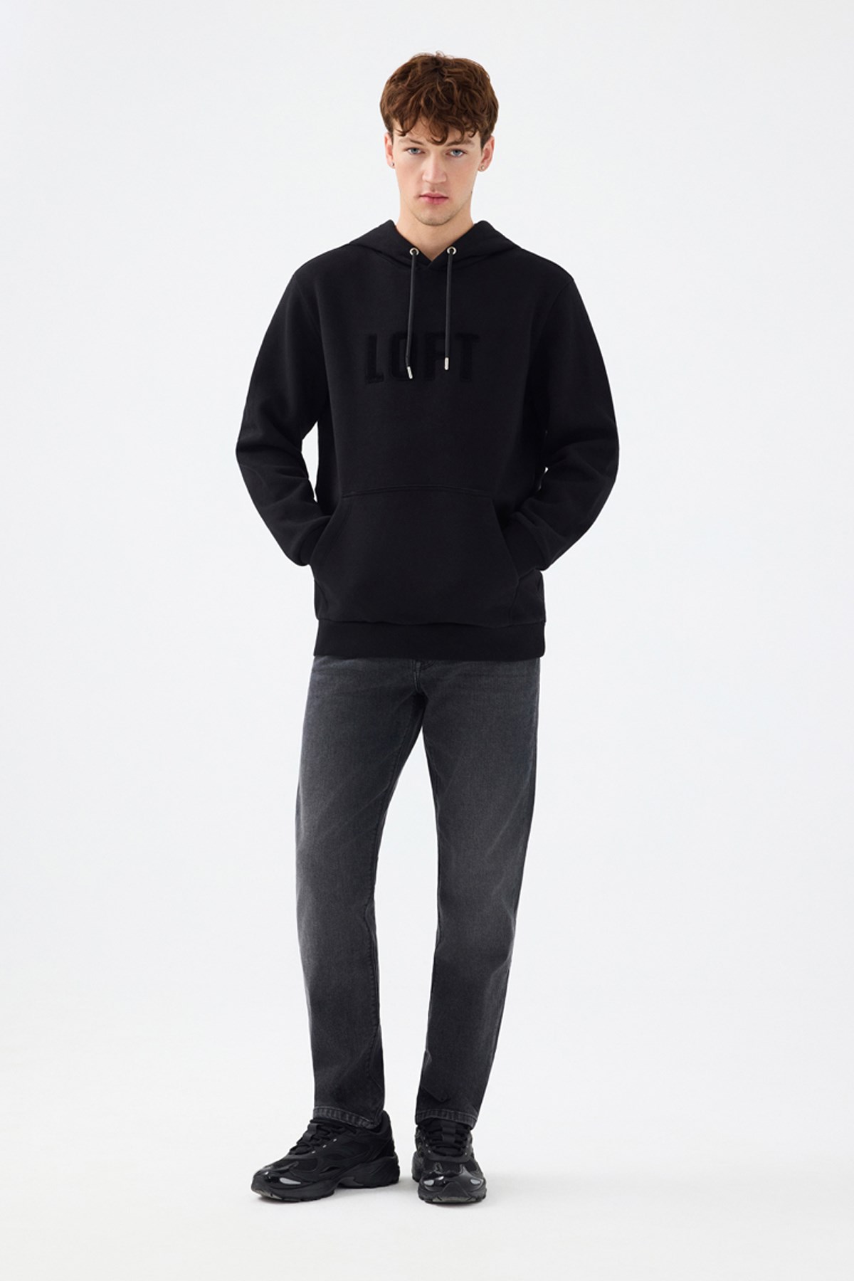 Loft Erkek Sweatshirt Siyah