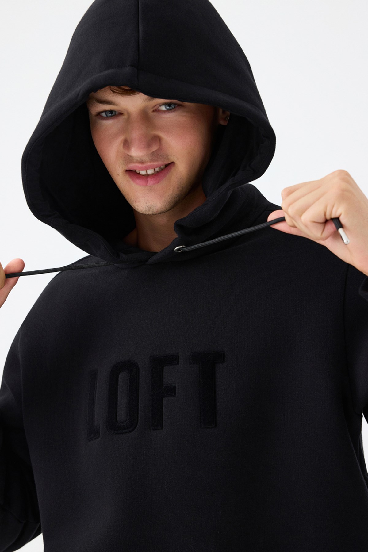 Loft Erkek Sweatshirt Siyah