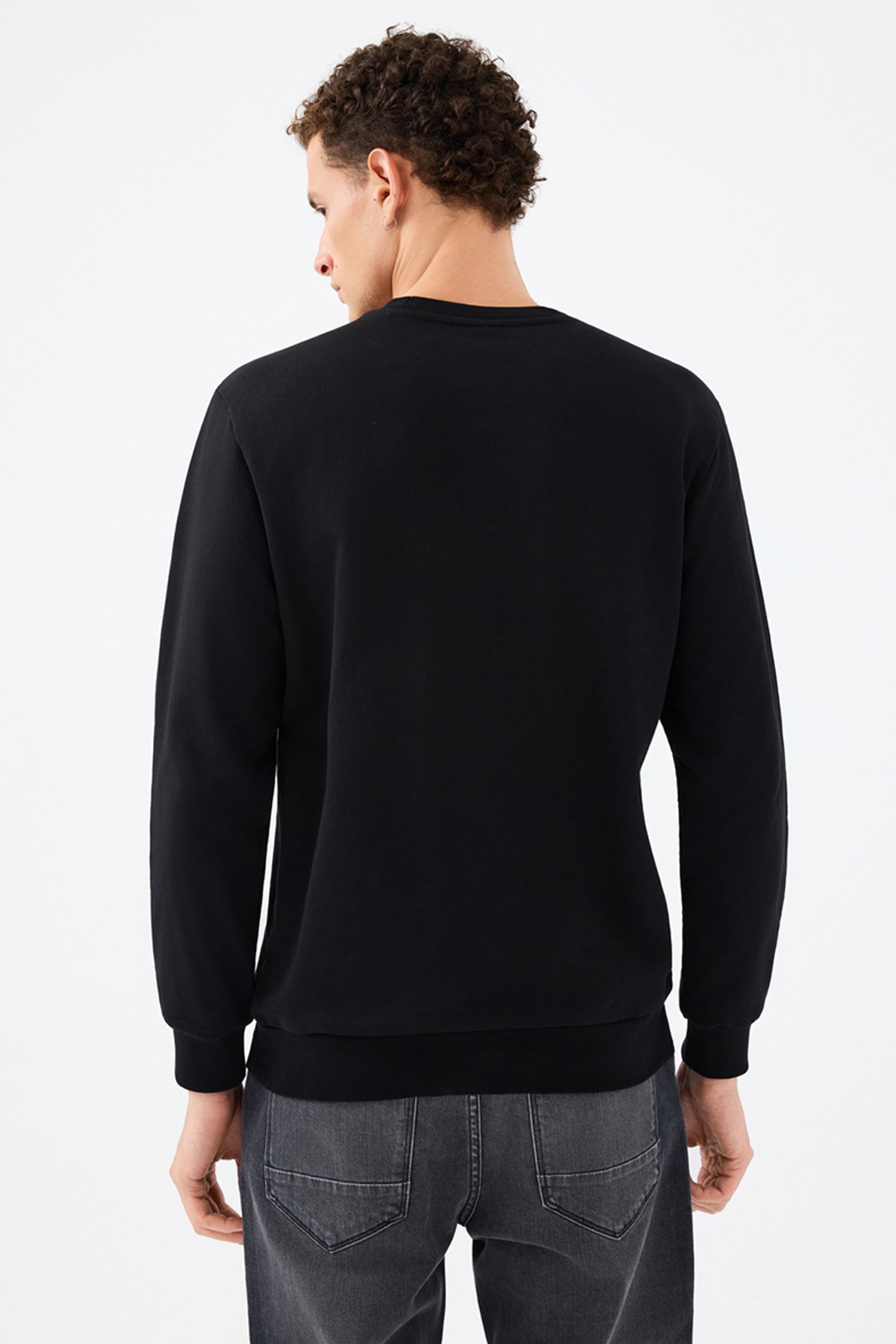 Loft Erkek Sweatshirt Siyah