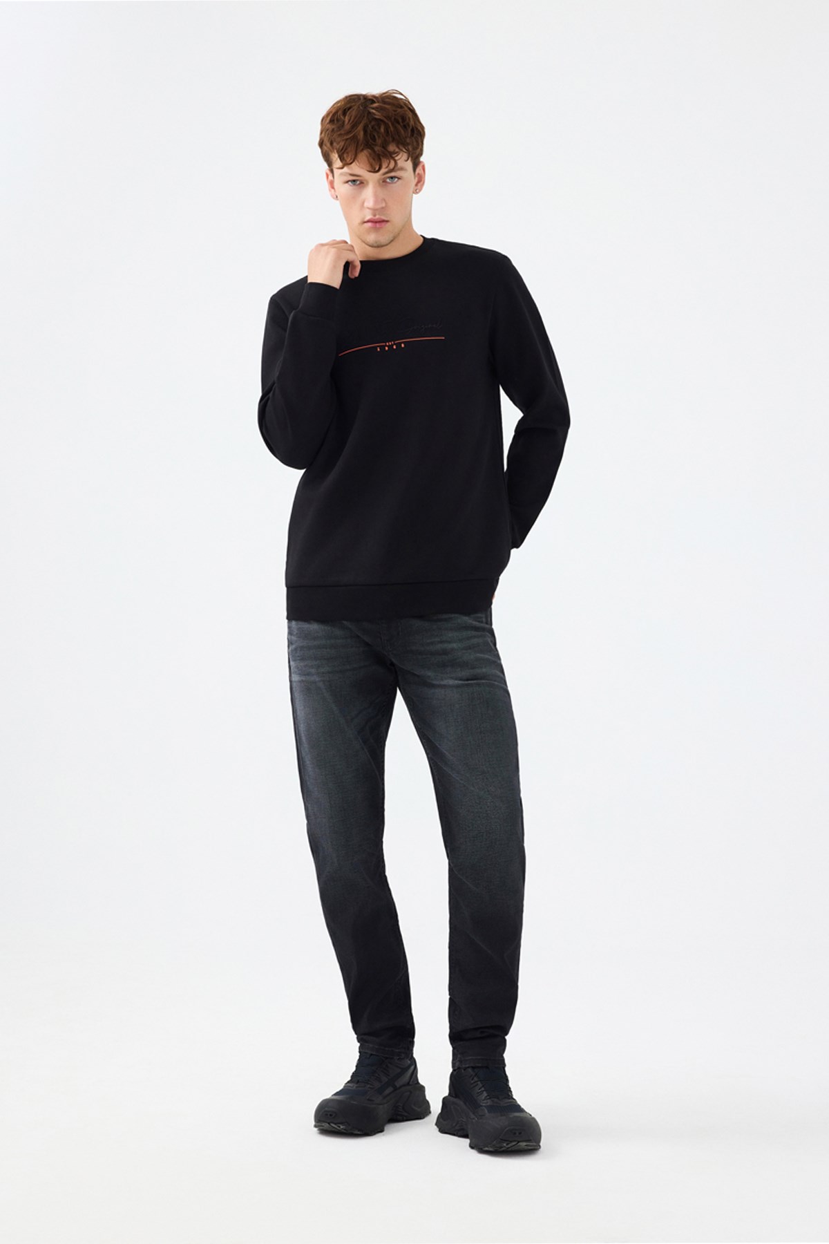 Loft Erkek Sweatshirt Siyah