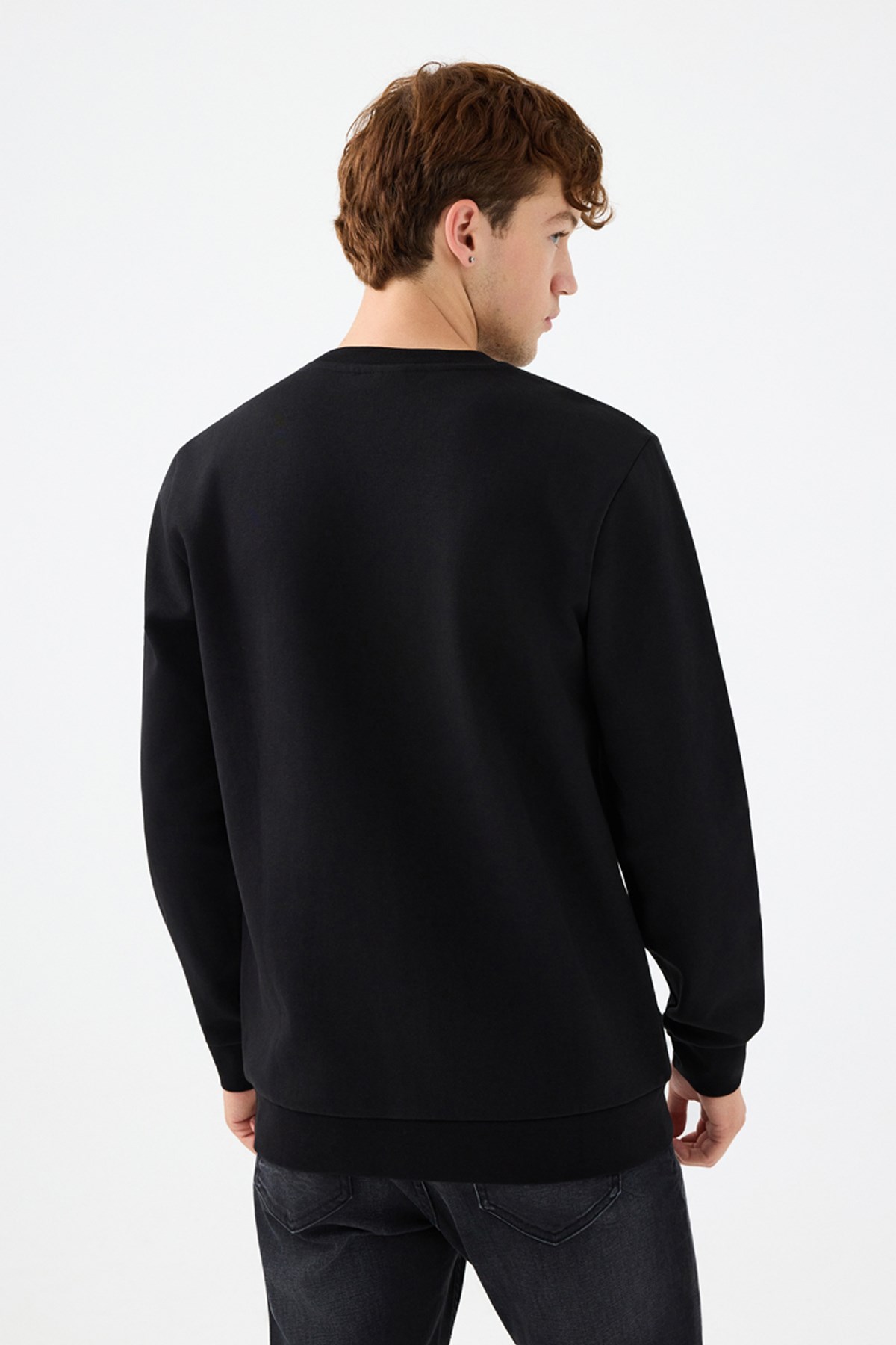 Loft Erkek Sweatshirt Siyah