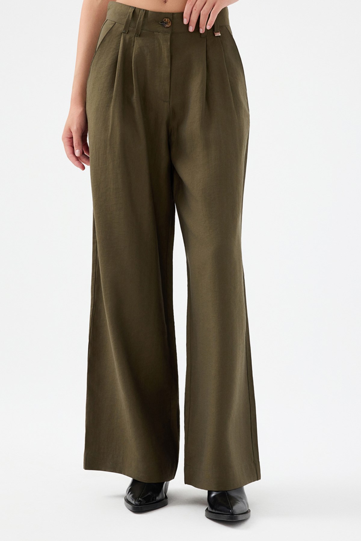 Loft Kadın Pantolon Haki