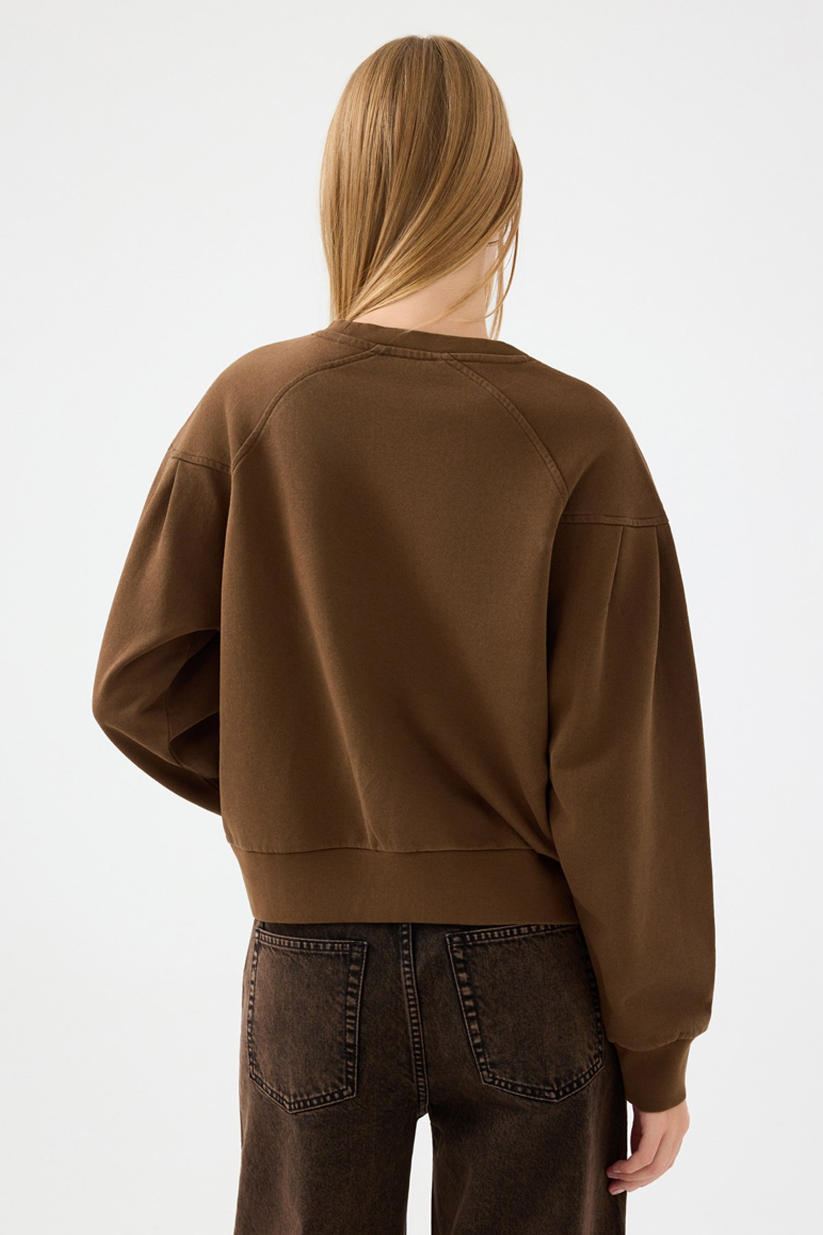 Loft Kadın Sweatshirt Kahverengi