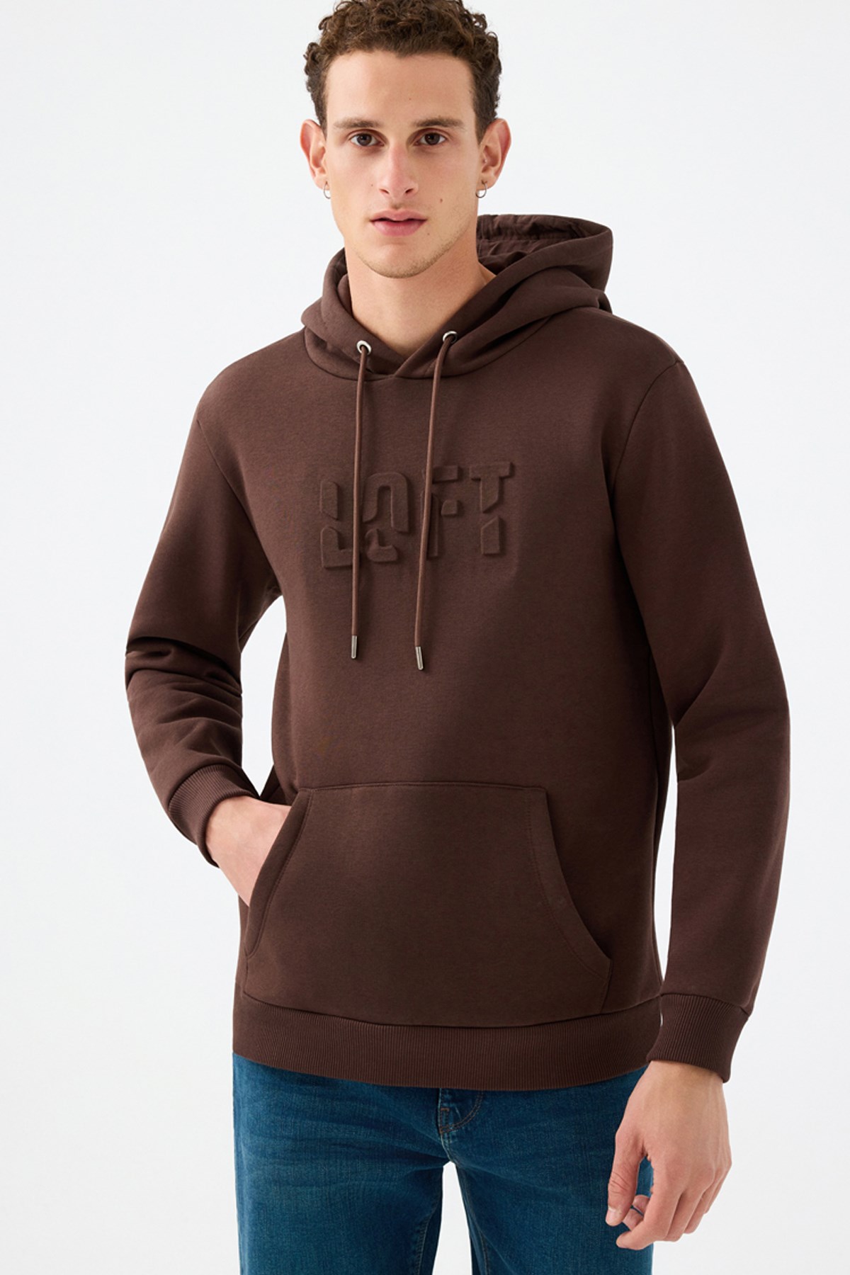 Loft Erkek Sweatshirt Kahverengi