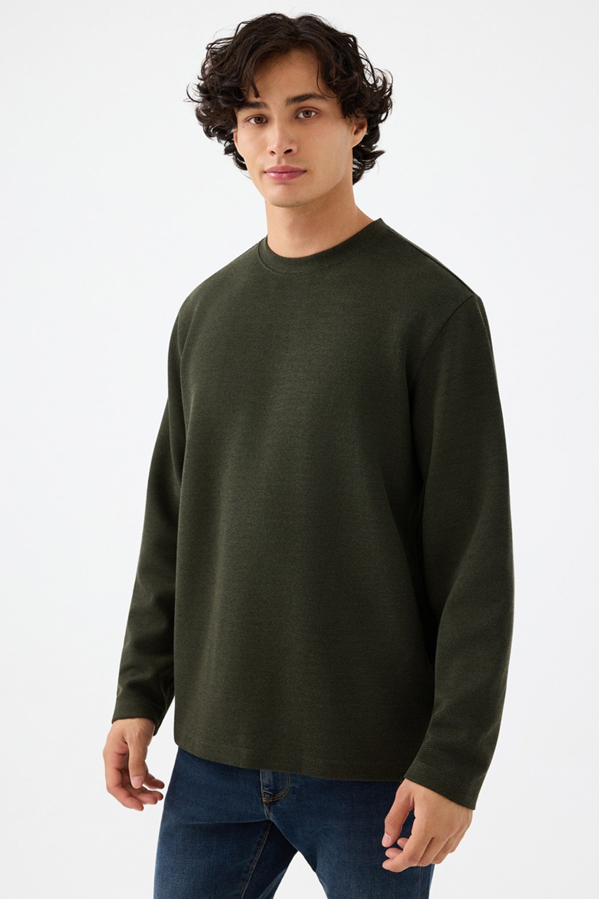 Loft Erkek Sweatshirt LF2041476 Haki