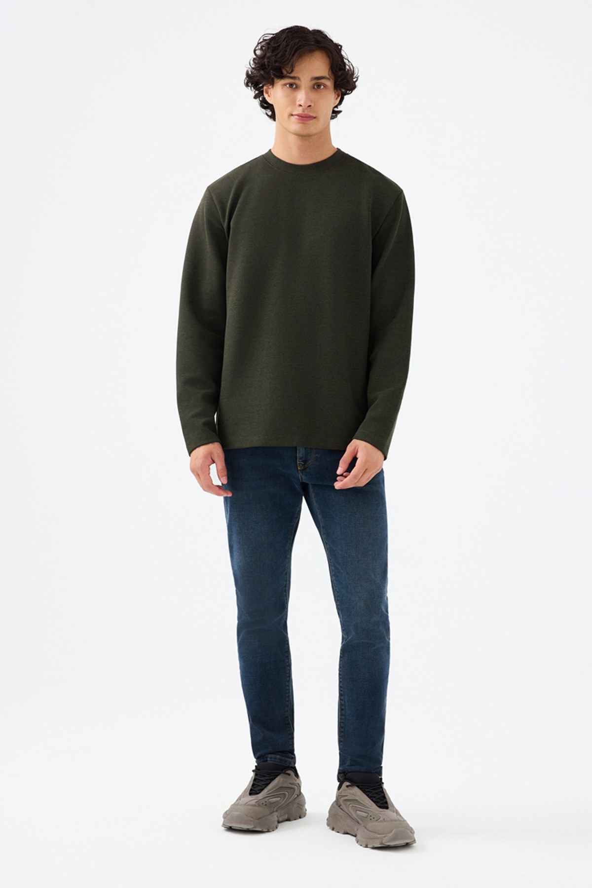 Loft Erkek Sweatshirt LF2041476 Haki