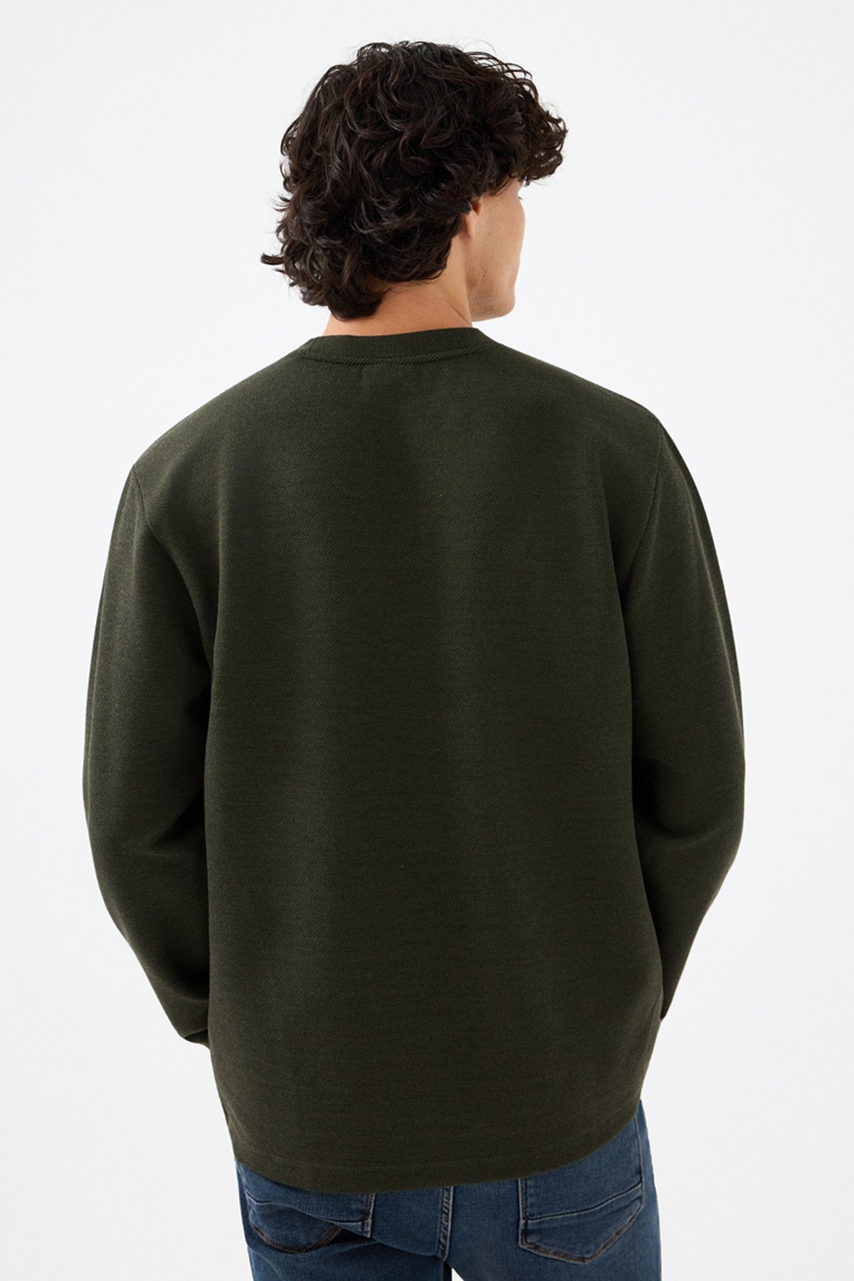 Loft Erkek Sweatshirt LF2041476 Haki