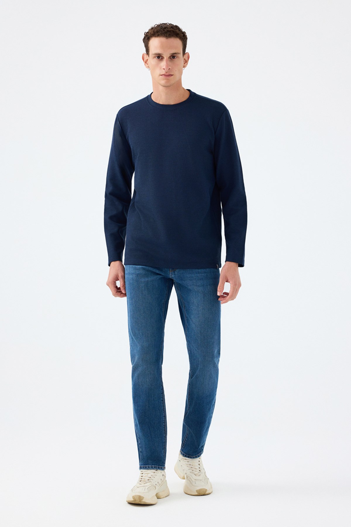 Loft Erkek Sweatshirt LF2041476 Lacivert