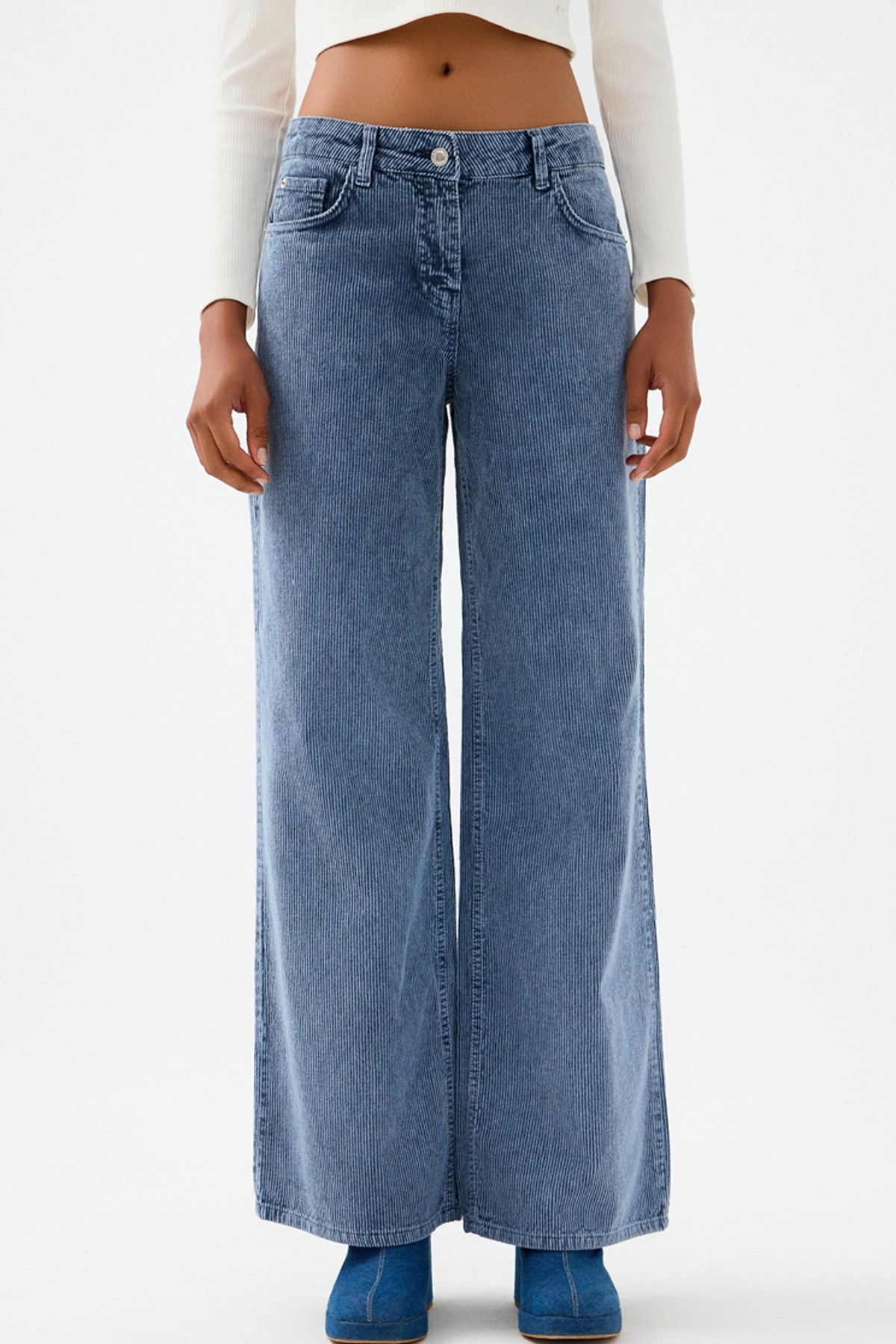 Loft Kadın Pantolon Mavi