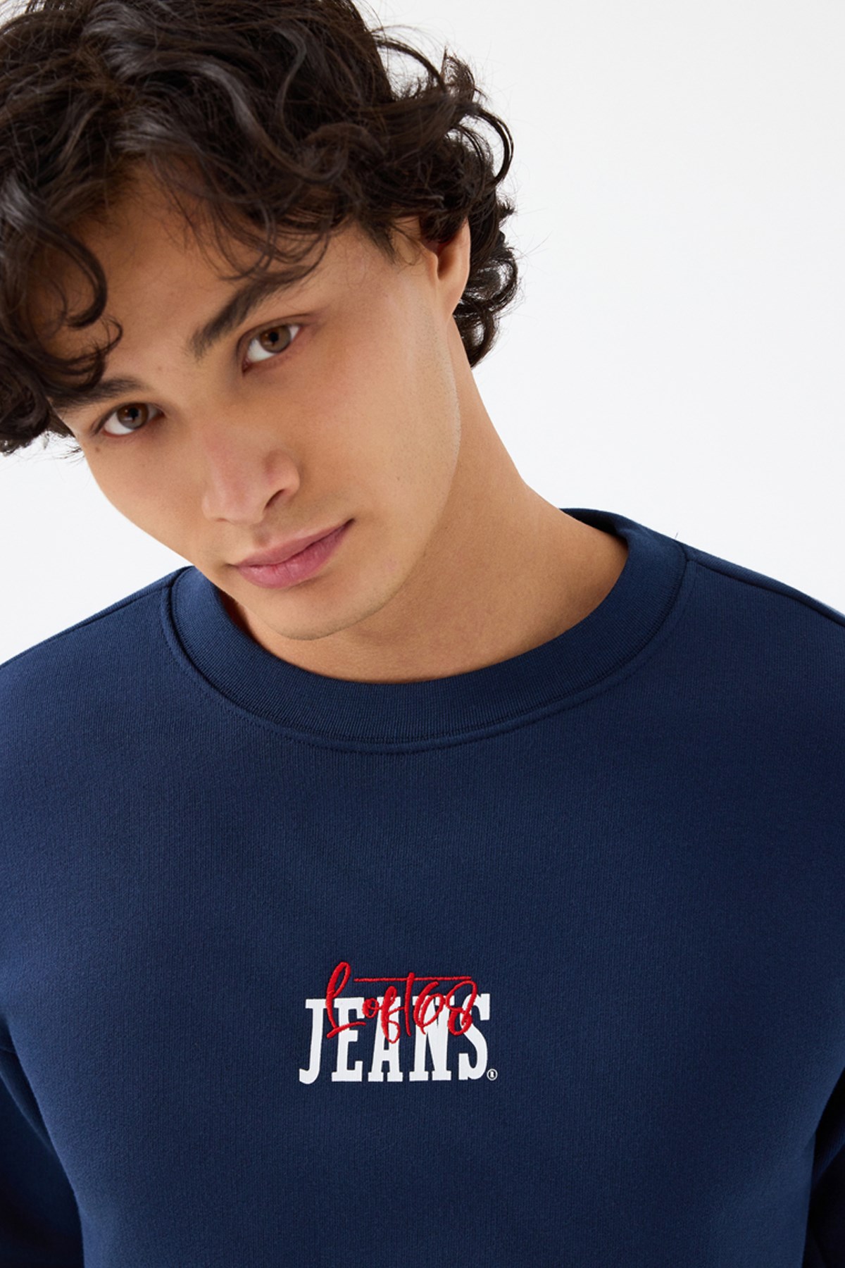 Loft Erkek Sweatshirt Lacivert