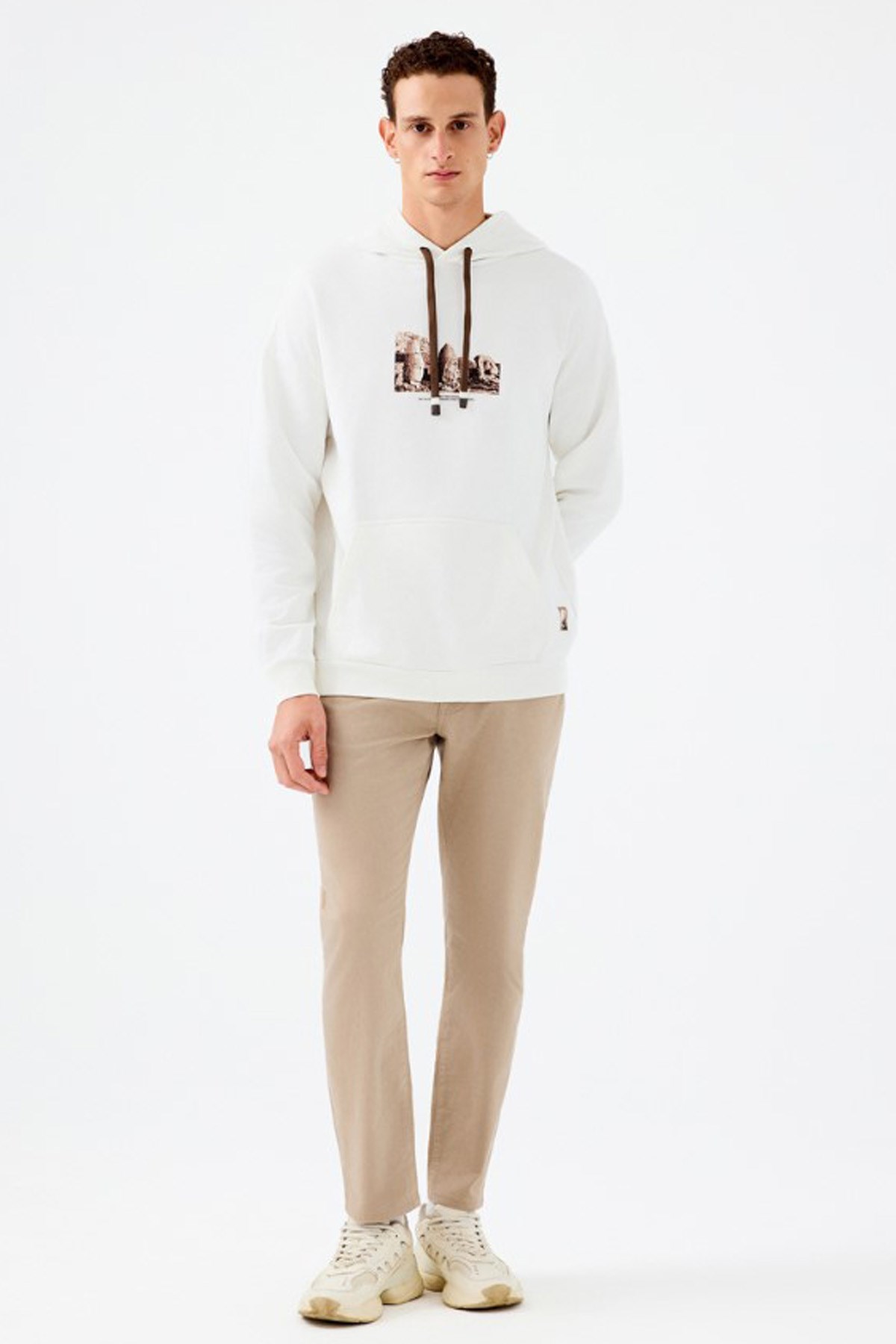 Loft Erkek Sweatshirt LF2041592 Beyaz