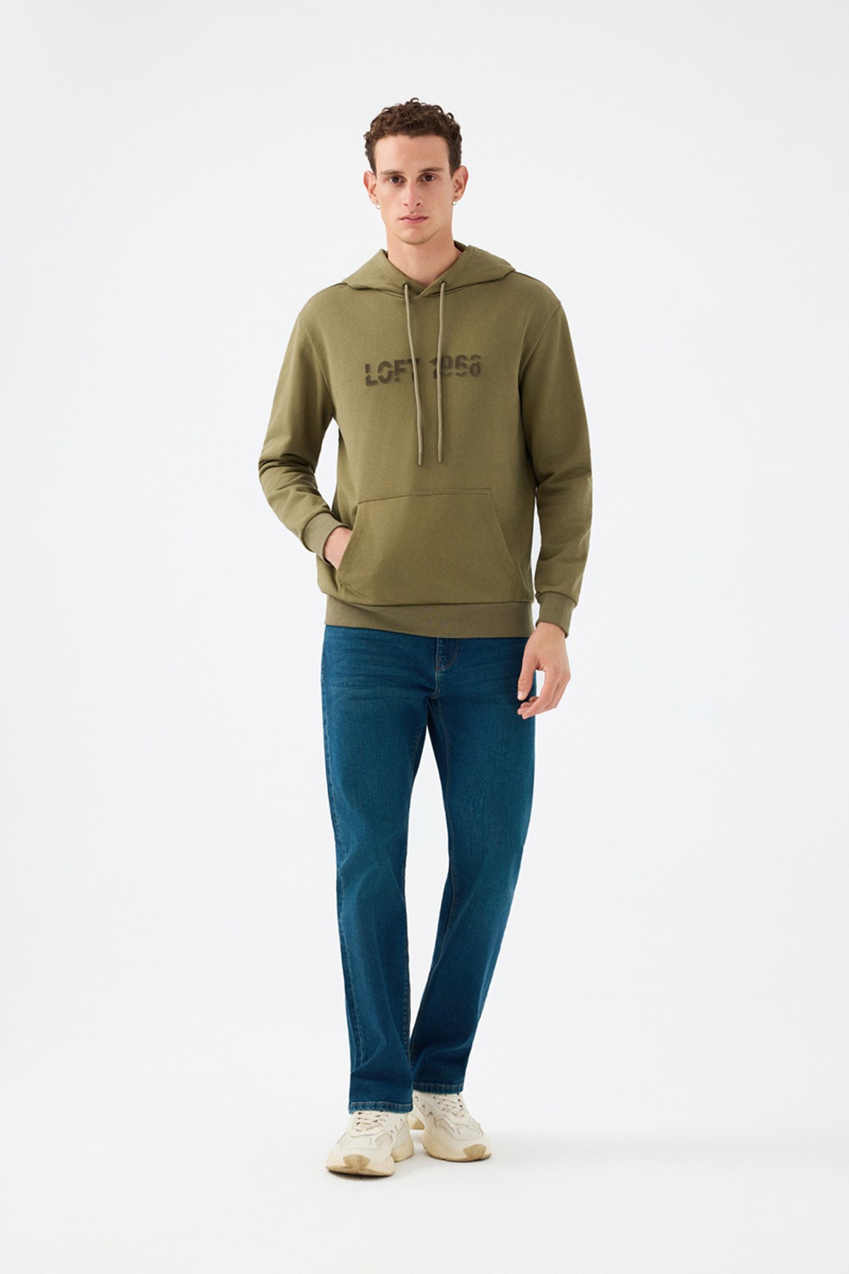 Loft Erkek Sweatshirt Haki